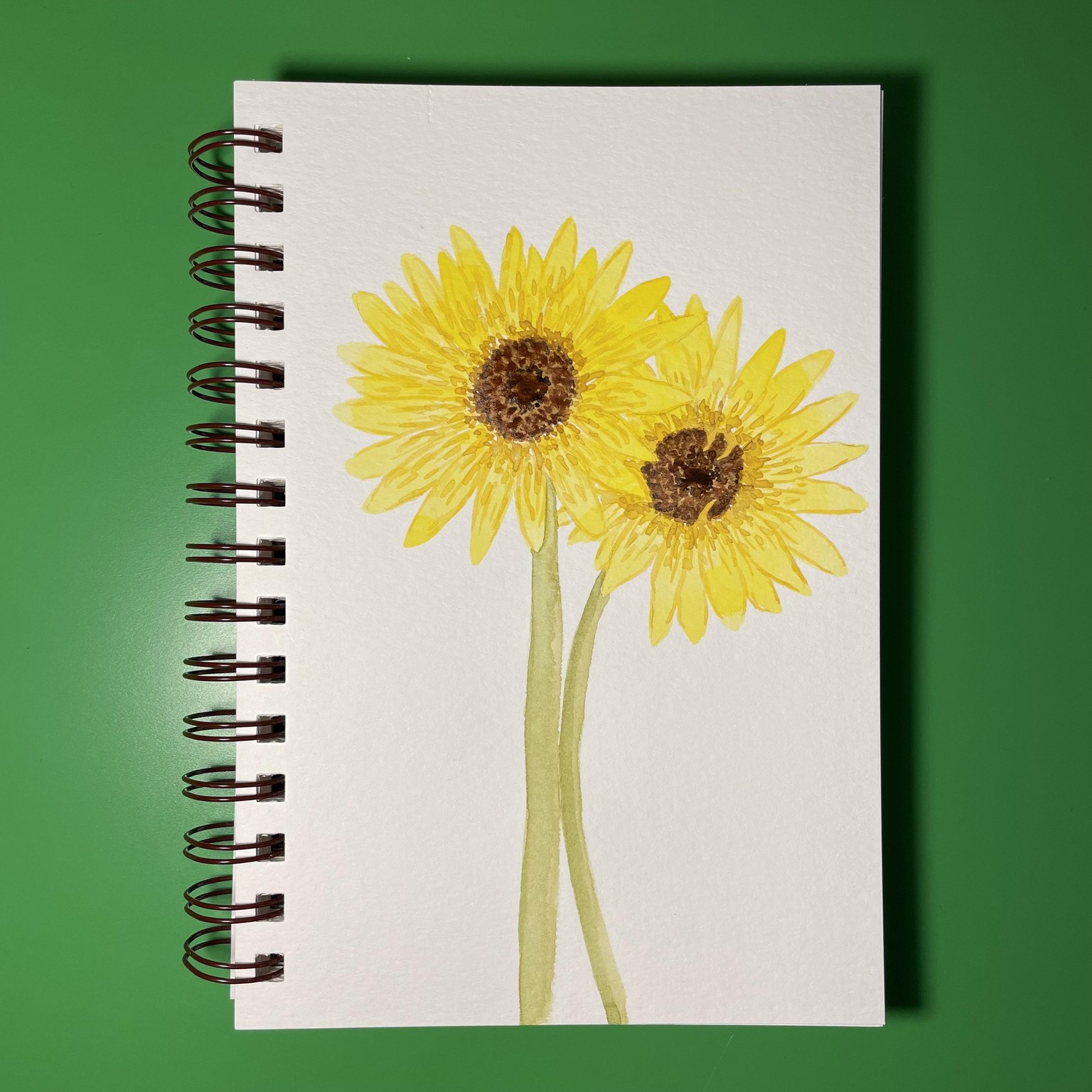 Watercolor Sunflowers - image 1 - student project
