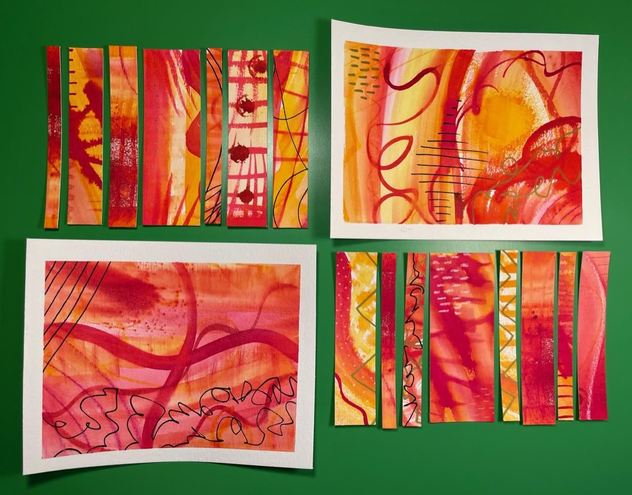 Peerless watercolor abstracts - image 3 - student project