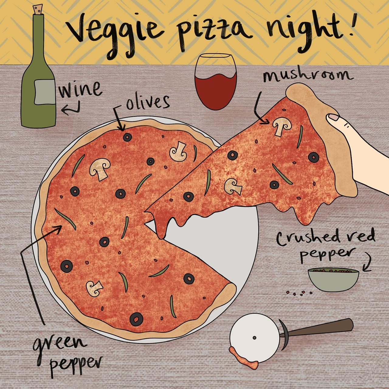 Pizza night - image 1 - student project