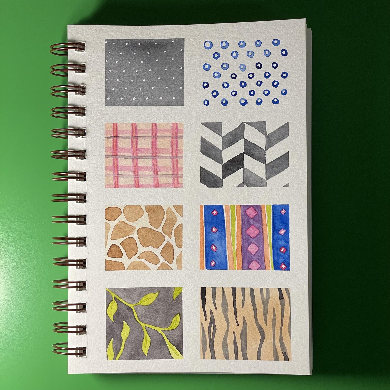 Watercolor Fabric Swatches - image 1 - student project