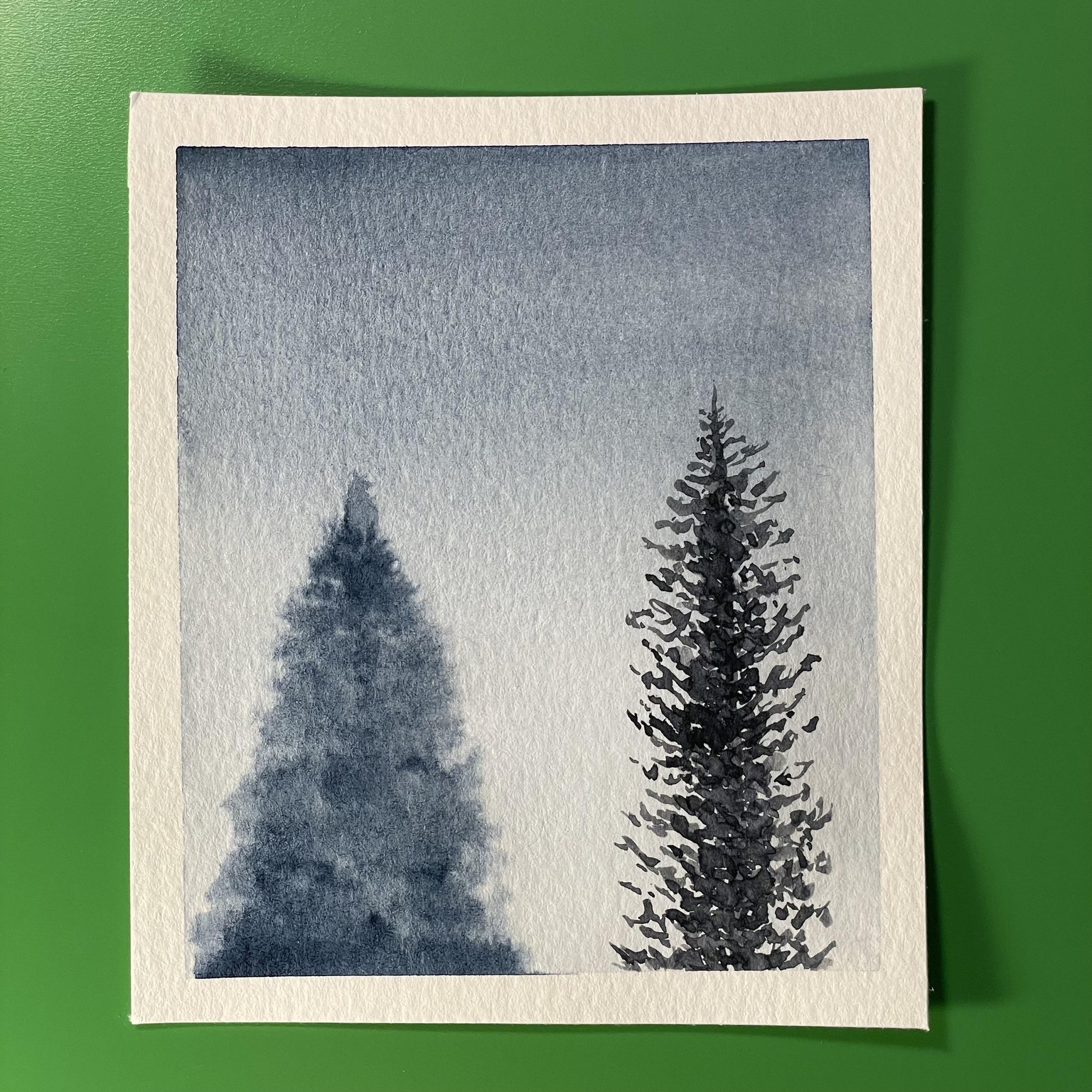 Relaxing Watercolor Silhouettes - image 9 - student project