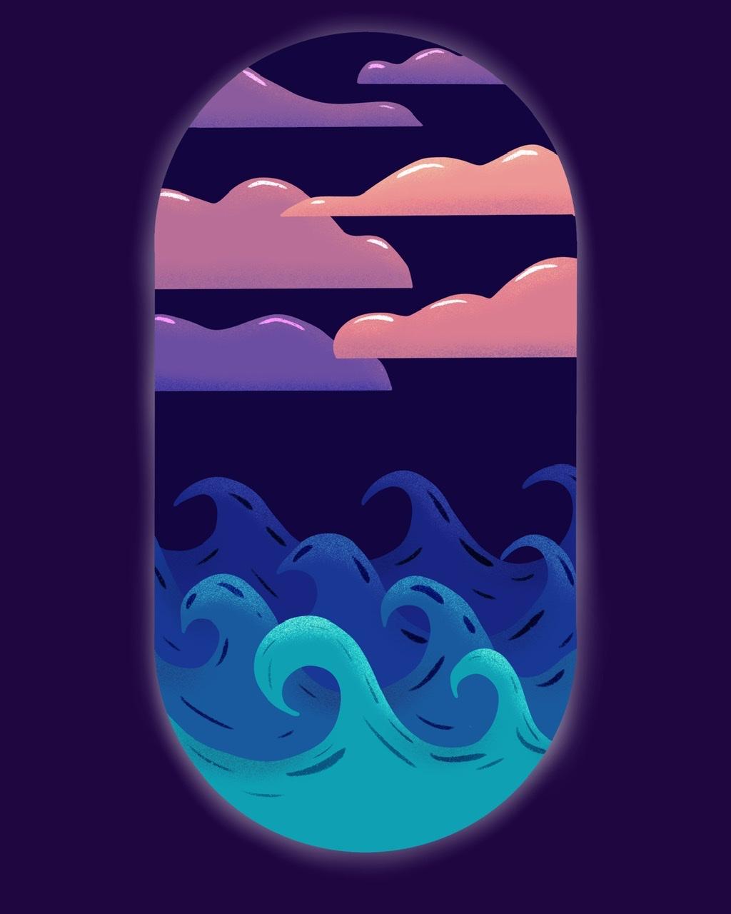 Greenery and waves - image 3 - student project