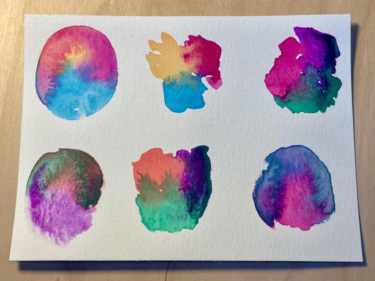 Watercolor mixing chart - image 2 - student project