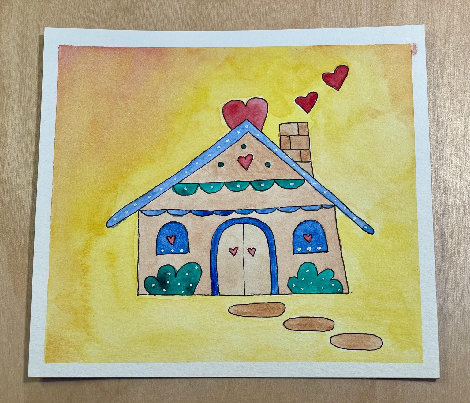 Watercolor holiday designs - image 6 - student project