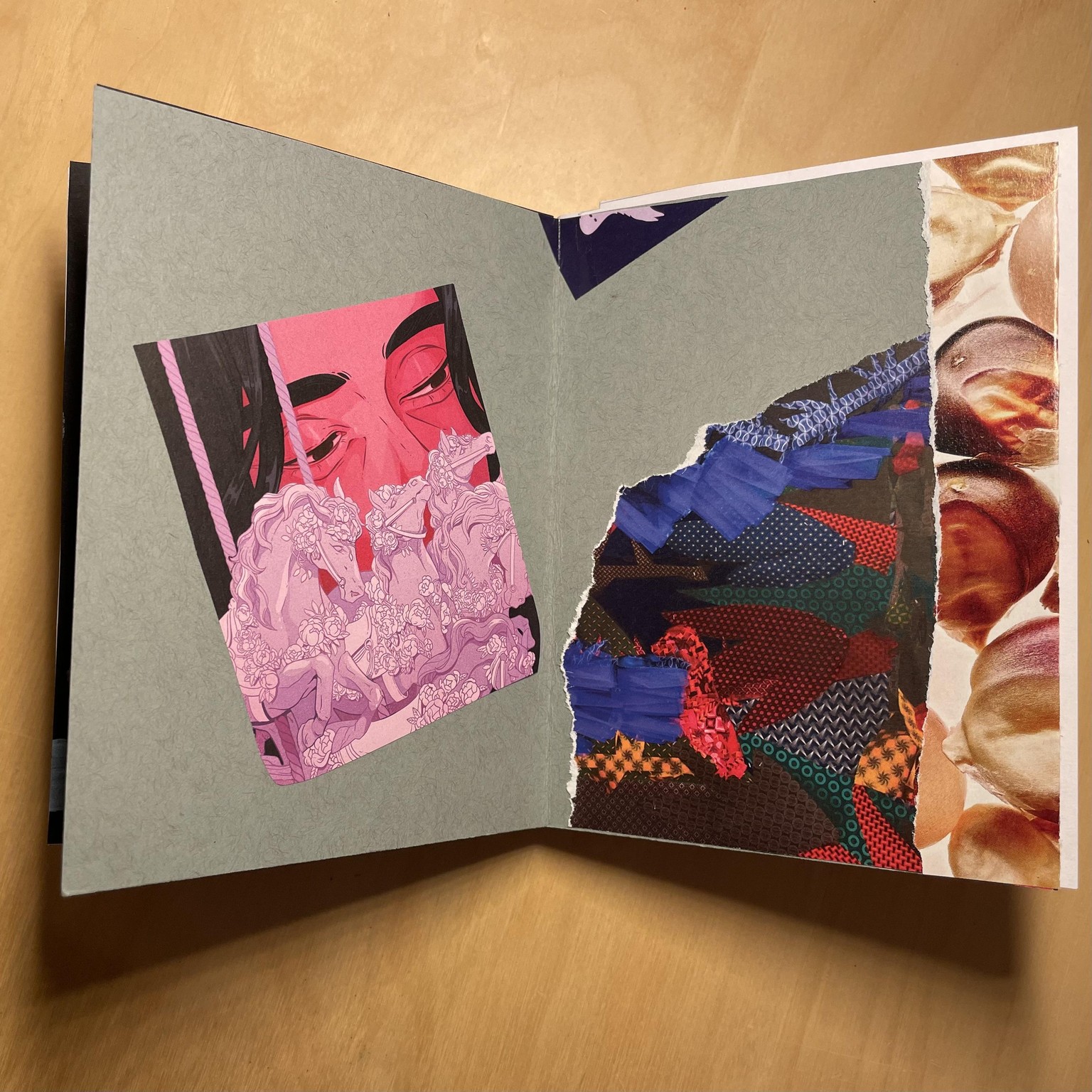 Mixed Media Collage Sketchbook - image 5 - student project