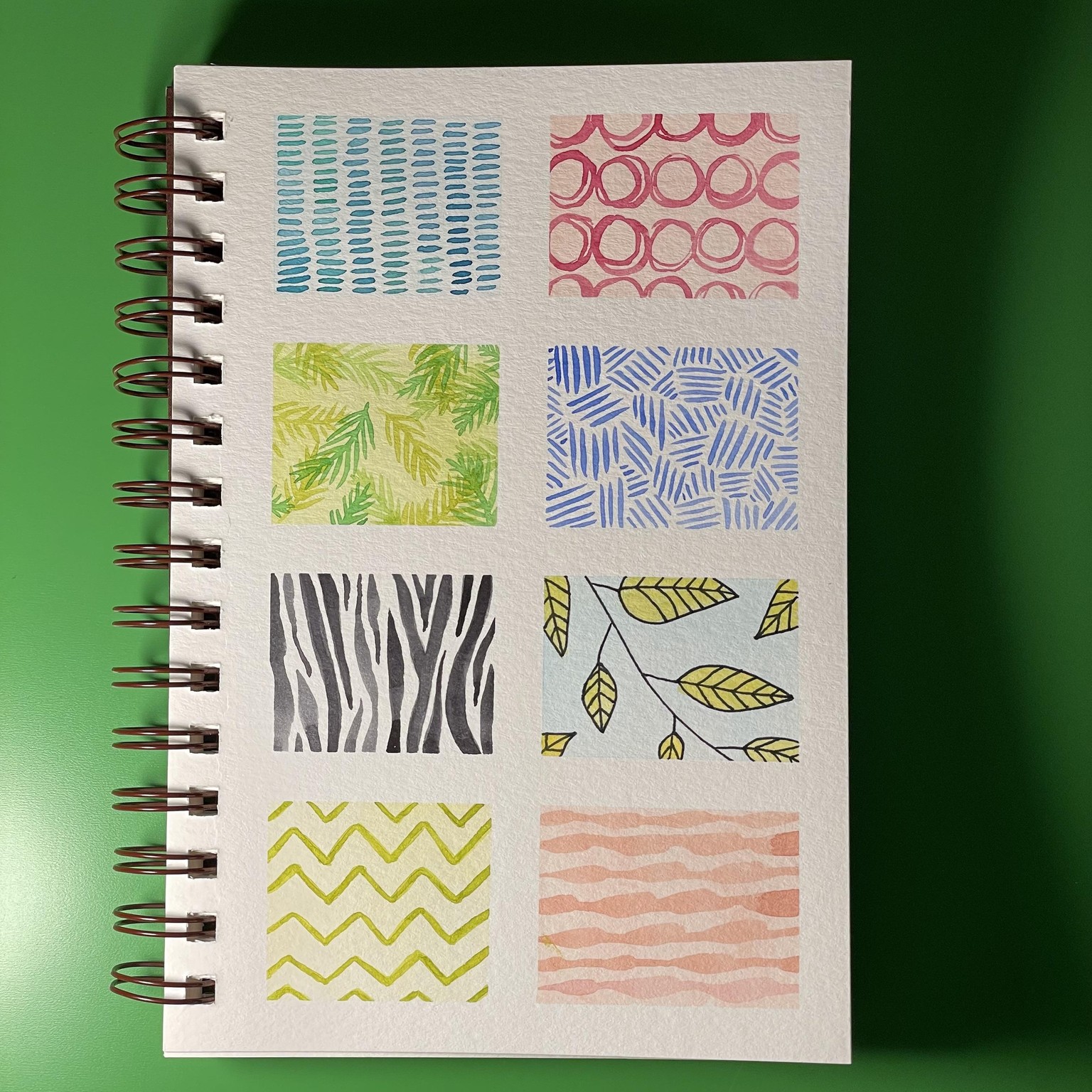 Watercolor Fabric Swatches - image 2 - student project