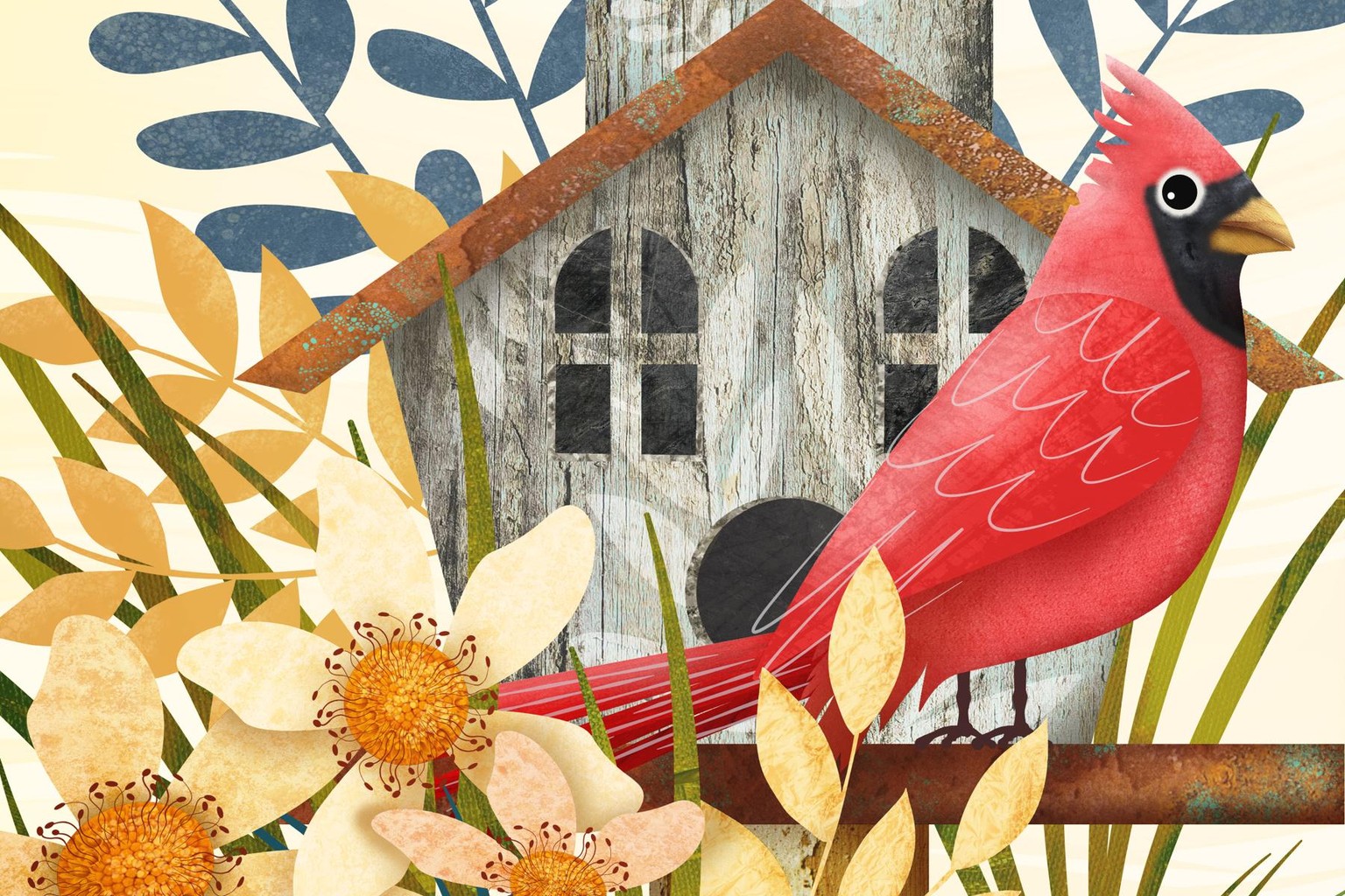 Textured birds exercise - image 2 - student project
