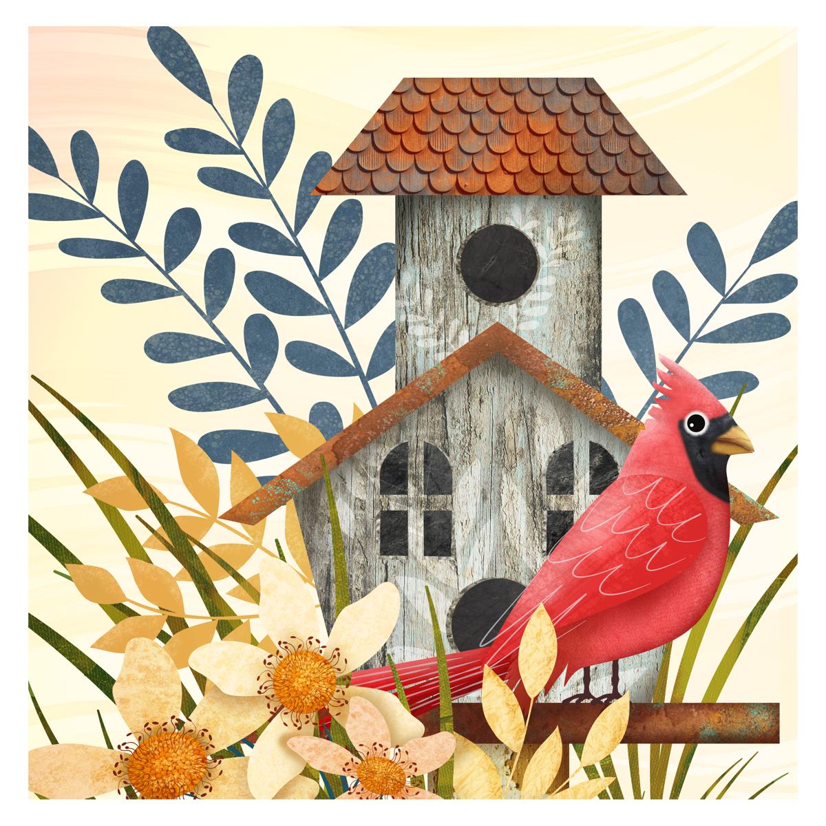 Textured birds exercise - image 1 - student project