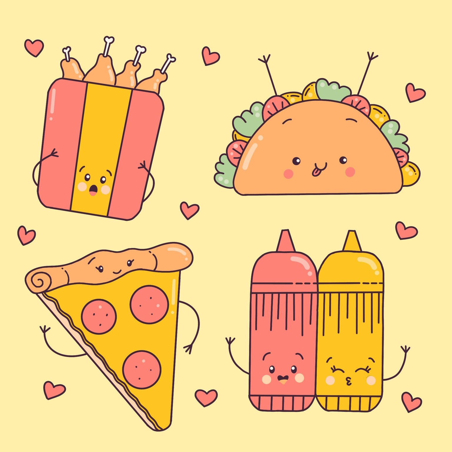 Kawaii Street Food - image 1 - student project