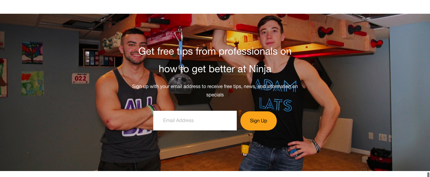 Email sign ups - image 2 - student project