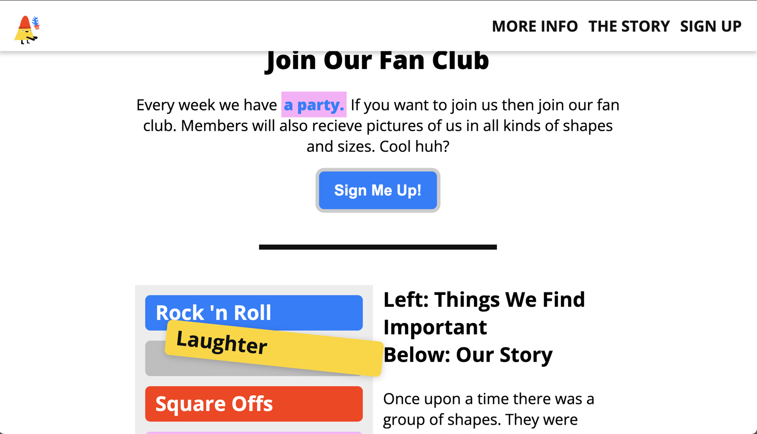 The Gang Website - image 1 - student project