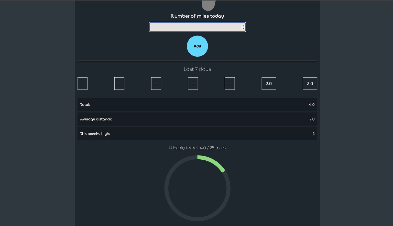 Running Tracker - image 2 - student project