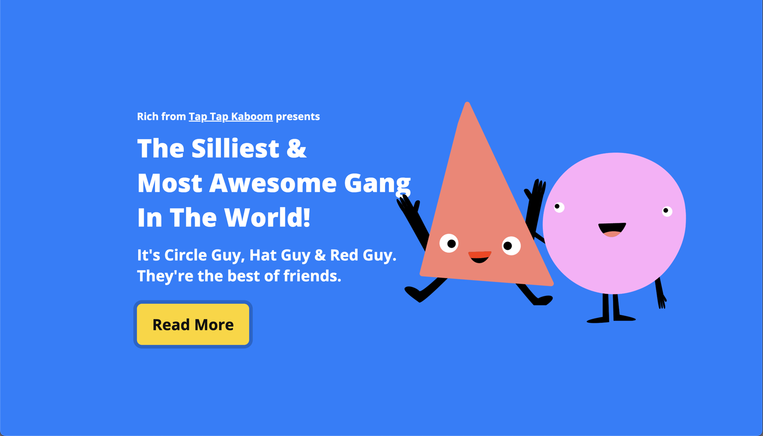 The Gang Website - image 2 - student project