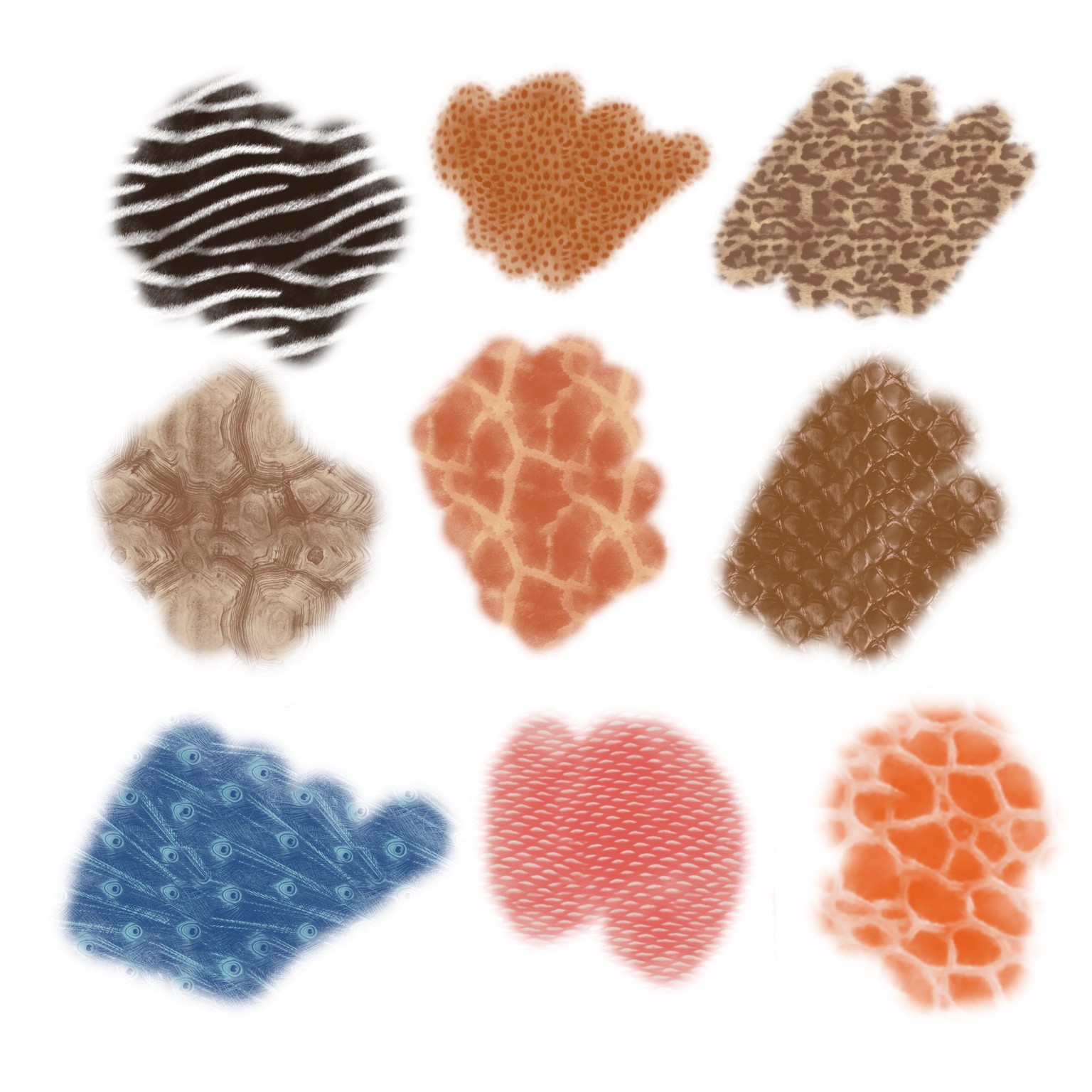 My dual animal print brushes - image 1 - student project
