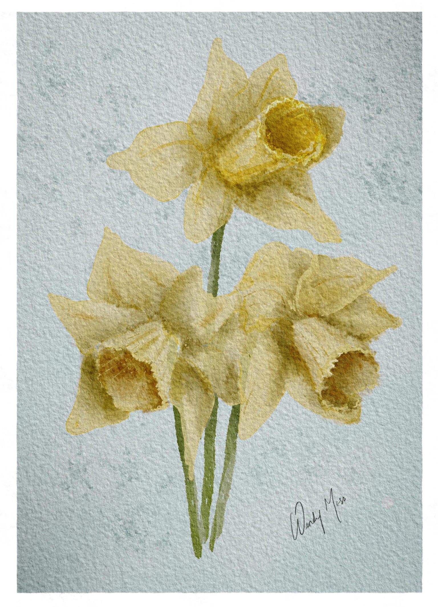 Watercolour florals - image 2 - student project
