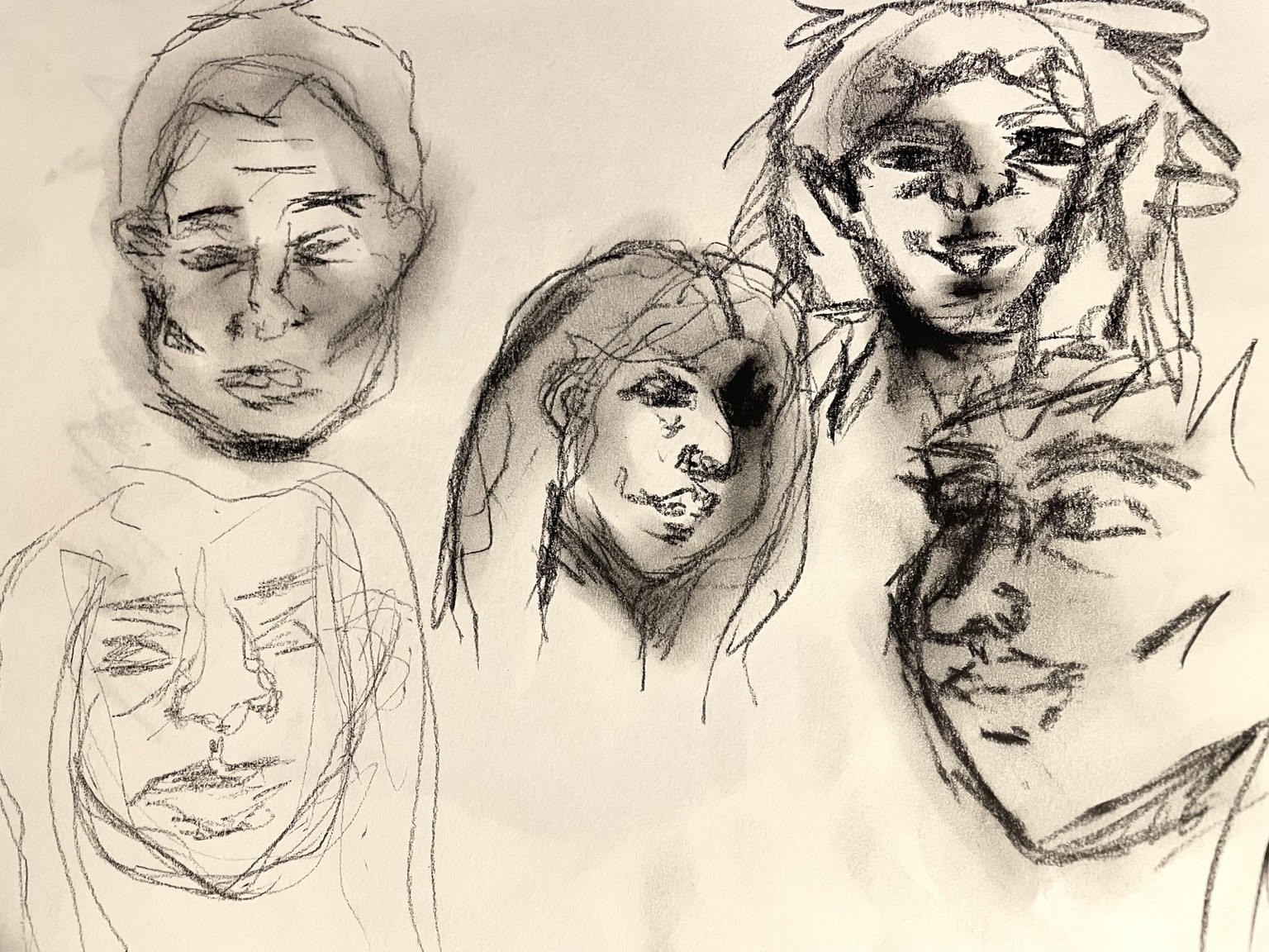 Loose Sketching ( with charcoal ) All Class Works - image 2 - student project