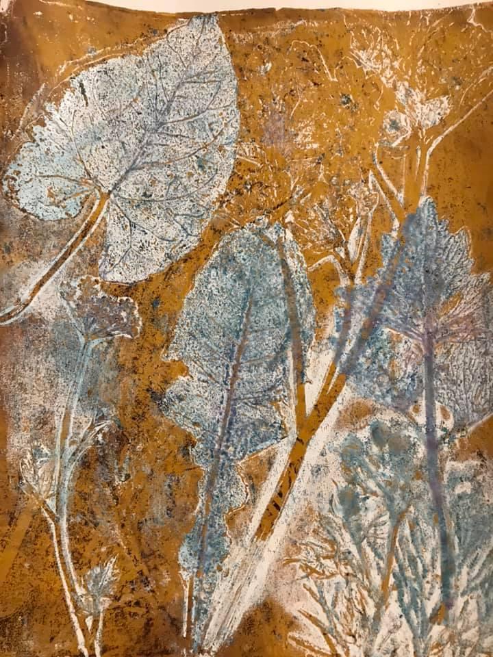 Some of my first Gelli Plate prints! - image 3 - student project