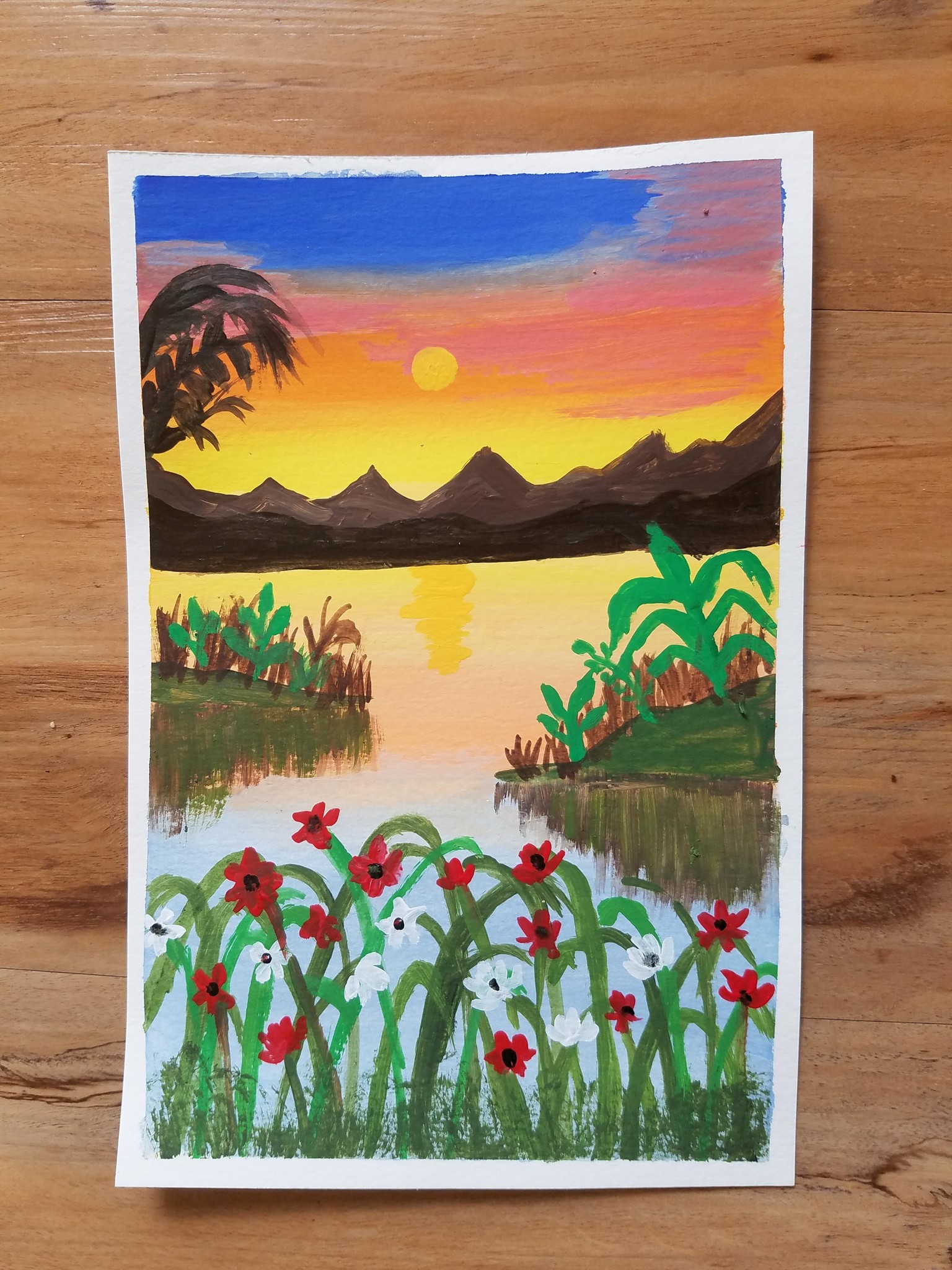 Sunset Painting - image 1 - student project