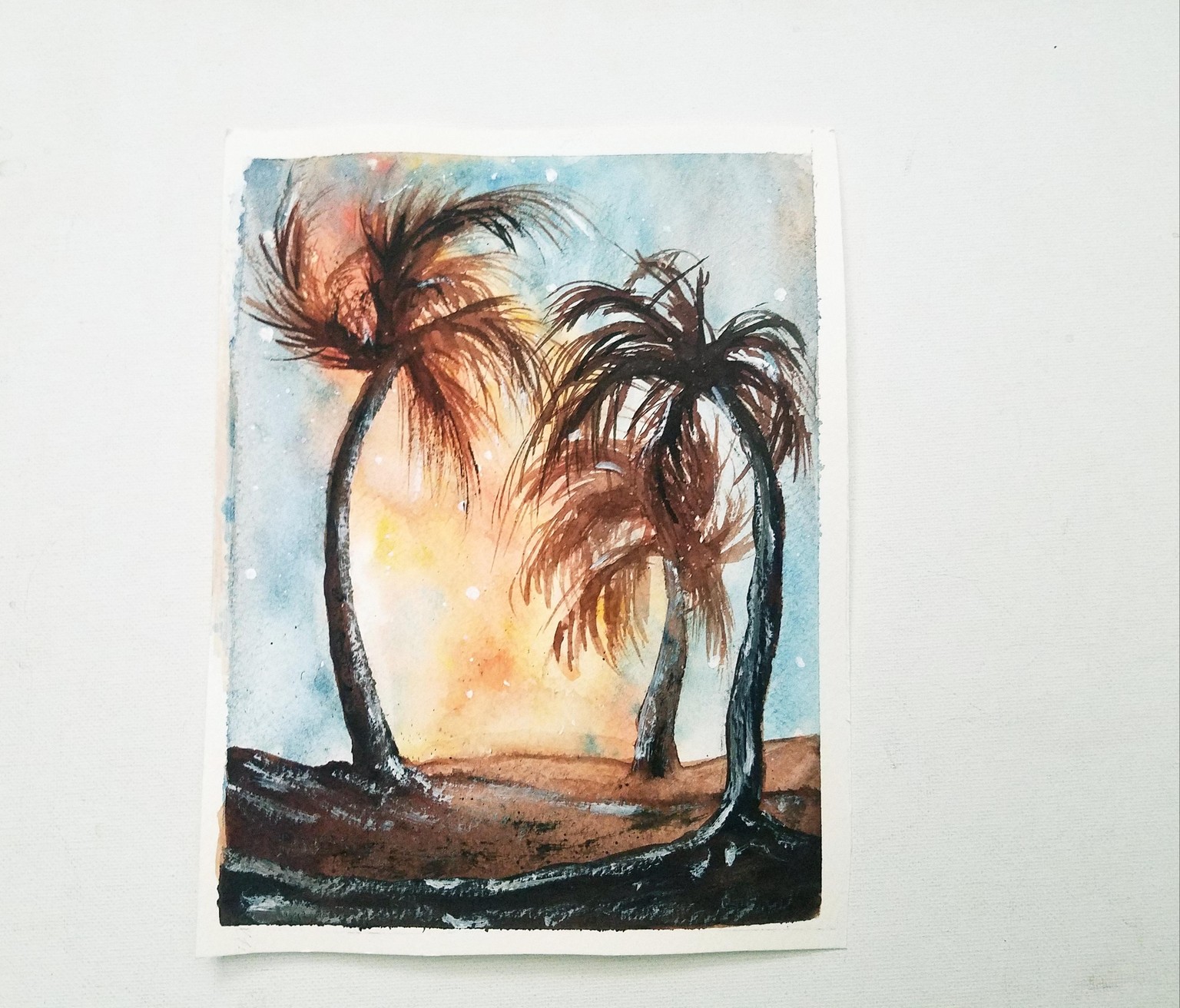Watercolor Galaxies : Must Know Techniques for Landscape Paintings that Stand O - image 1 - student project