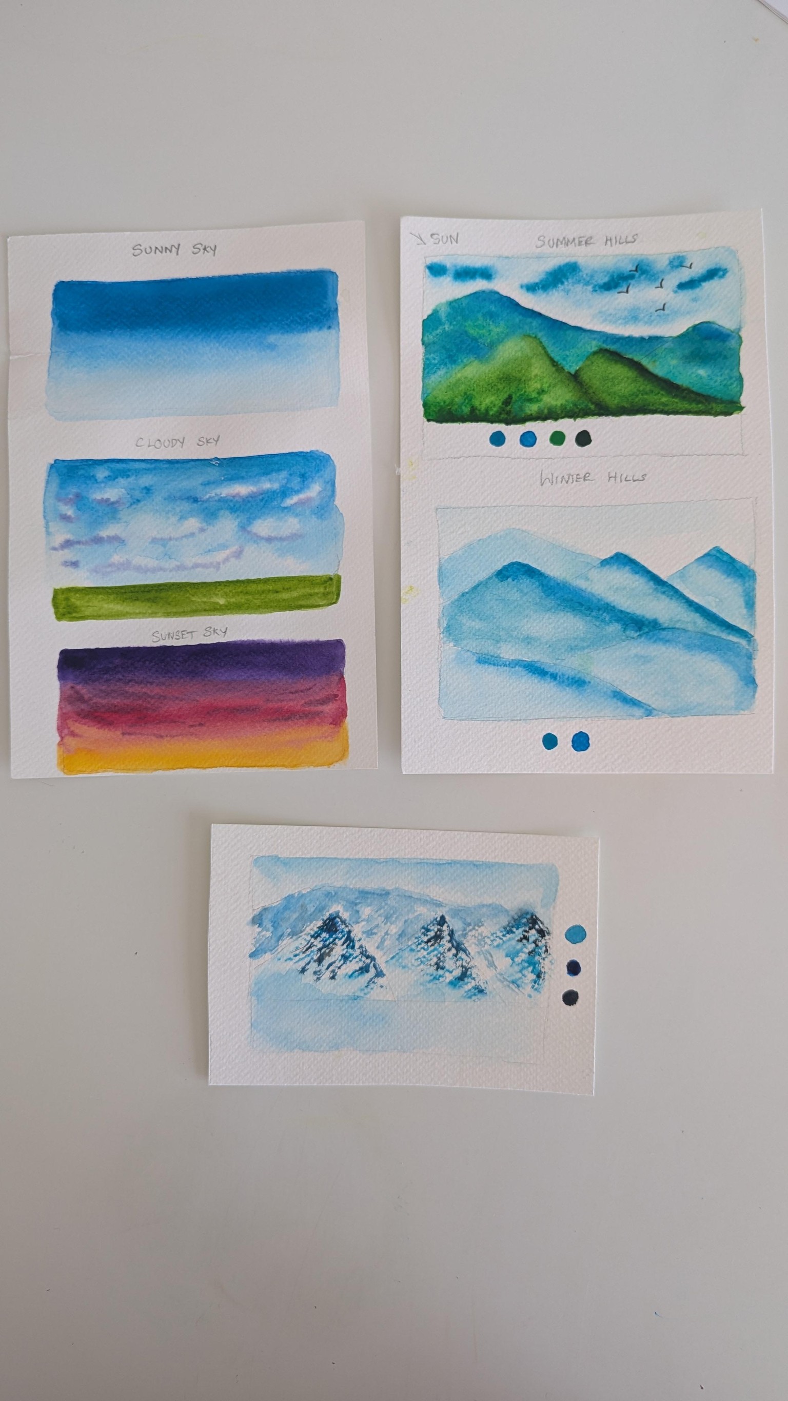 Watercolour Landscapes Made Easy: Master the 6 Essential Elements - image 5 - student project
