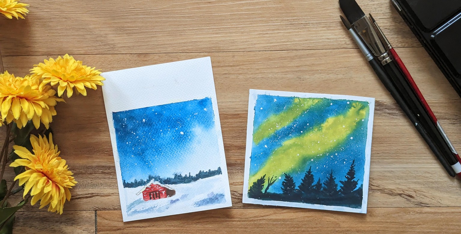 Fall in love with Watercolors - image 2 - student project
