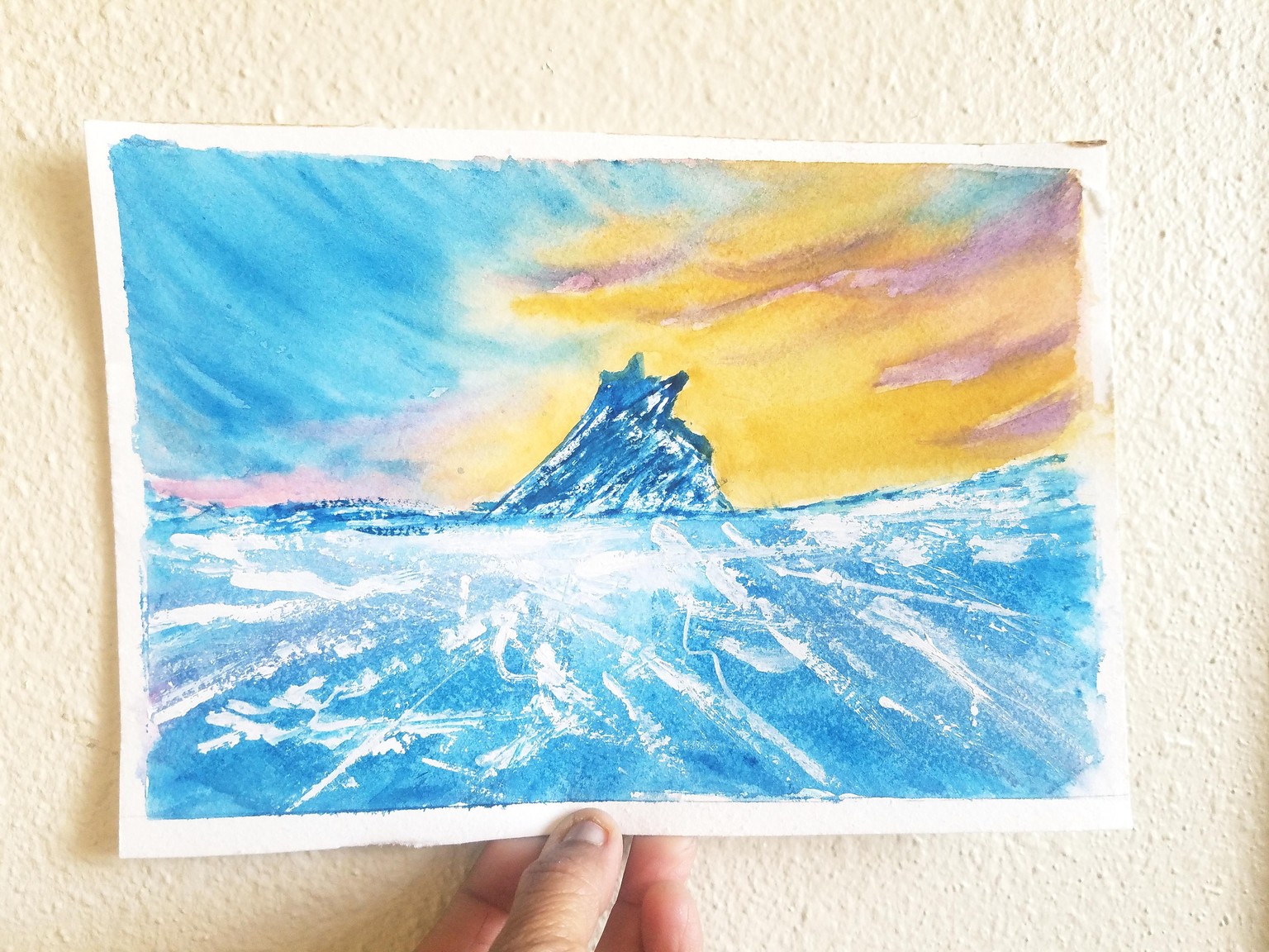 Watercolor Textures & Frozen Lakes - image 2 - student project