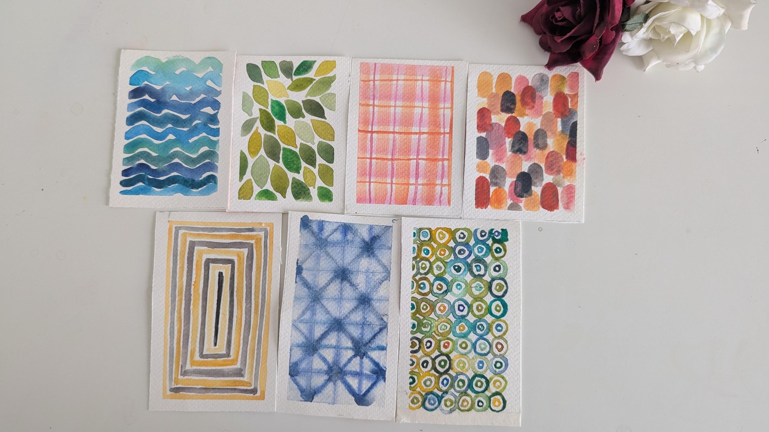 Watercolor Patterns for Calm & Creativity: Paint 7 Simple Projects to Learn & Re - image 1 - student project