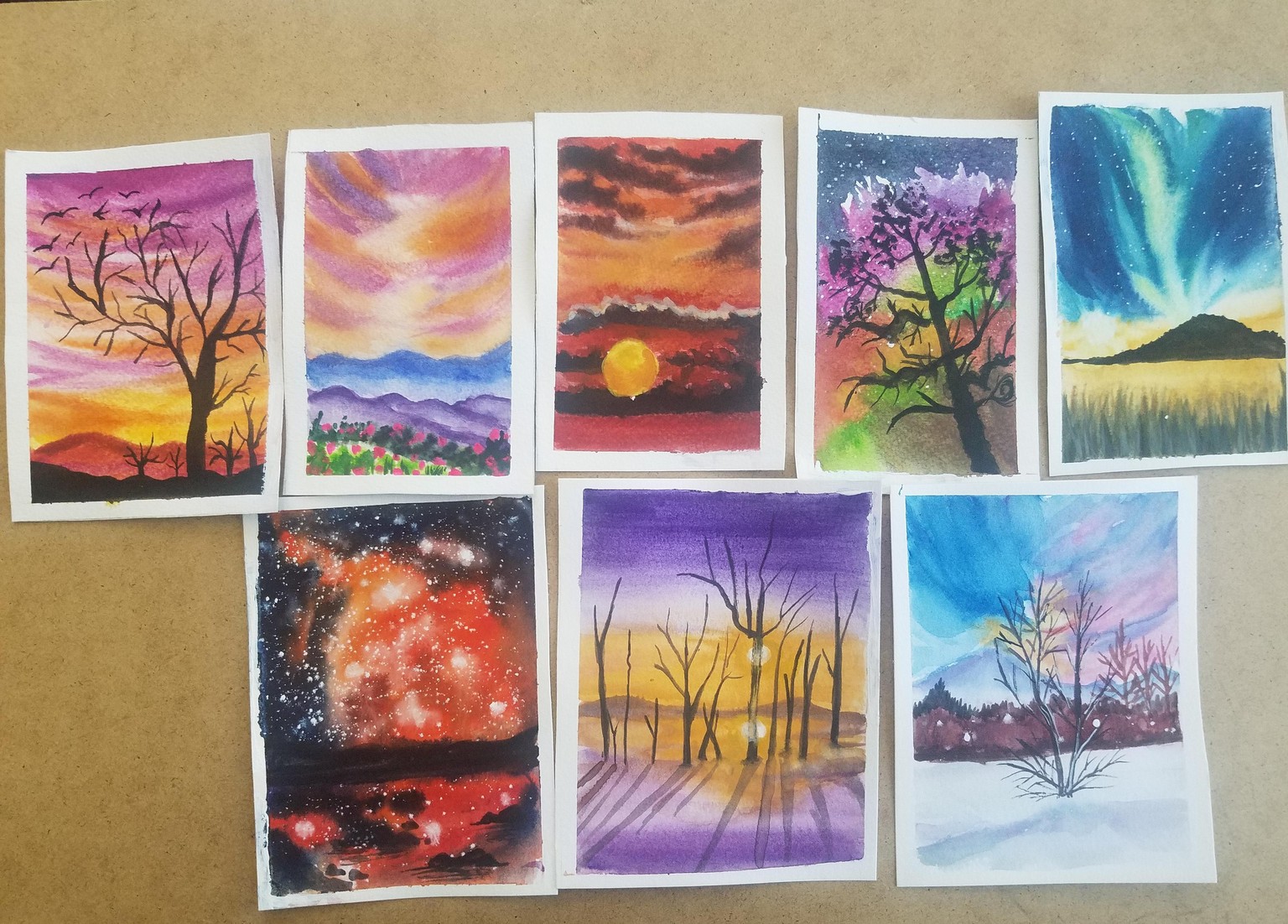 15 Days of Expressive Watercolor Skies -Exploring Watercolor Inks & Paints - image 1 - student project