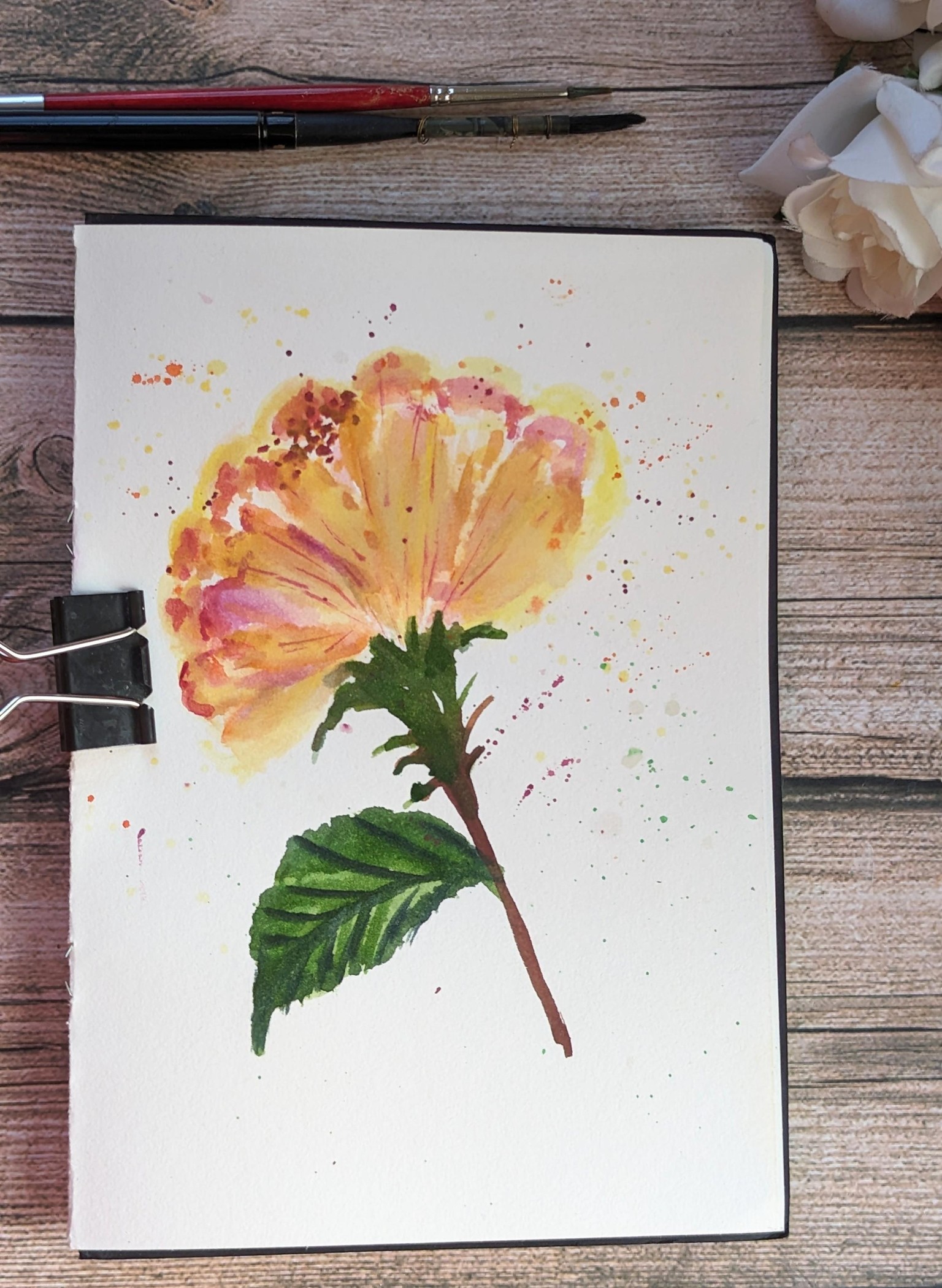 Loose Watercolor Florals - image 1 - student project