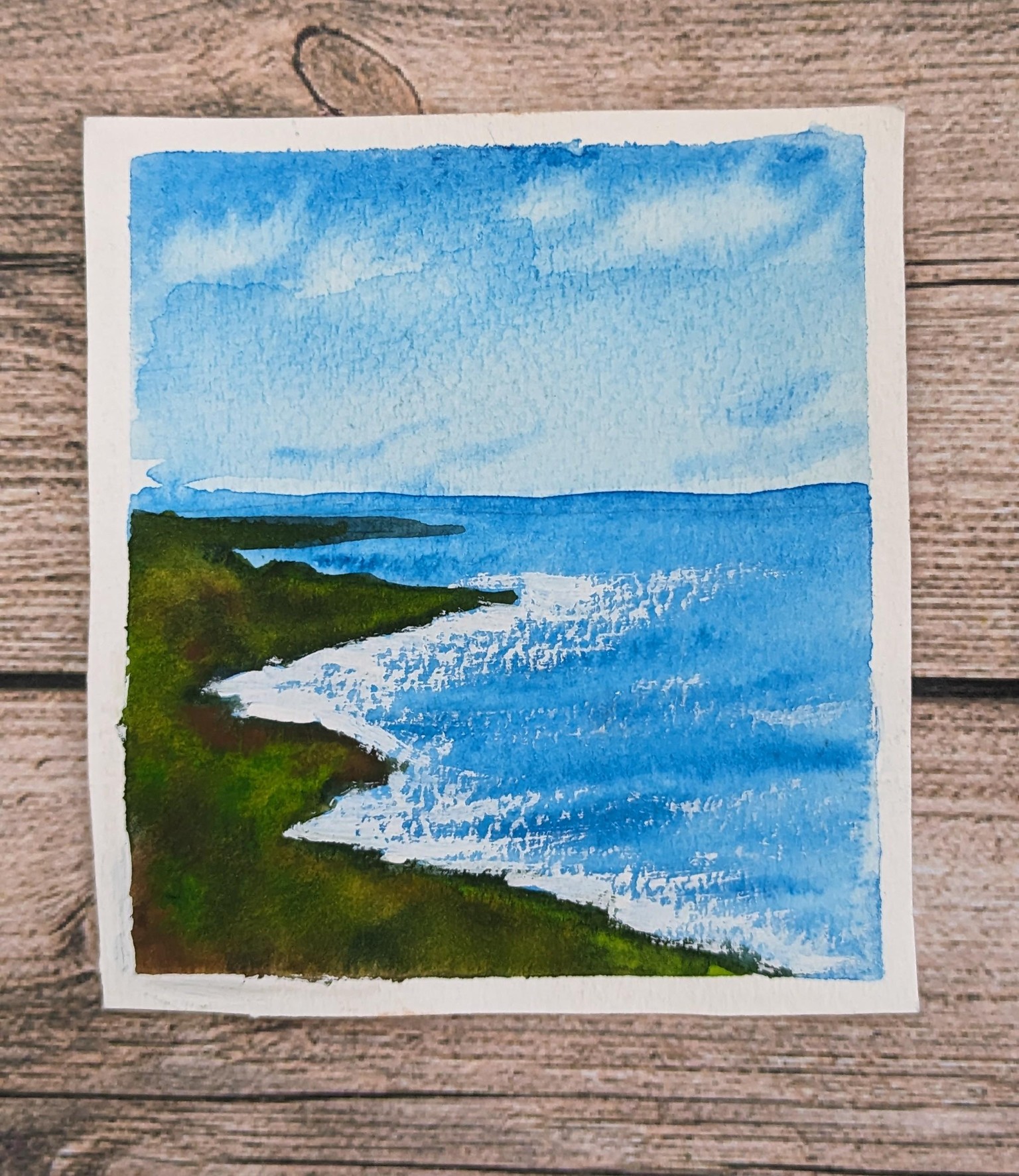 Learn to Paint Tranquil Blue Skies with Watercolor - A 21 Day Challenge - image 11 - student project