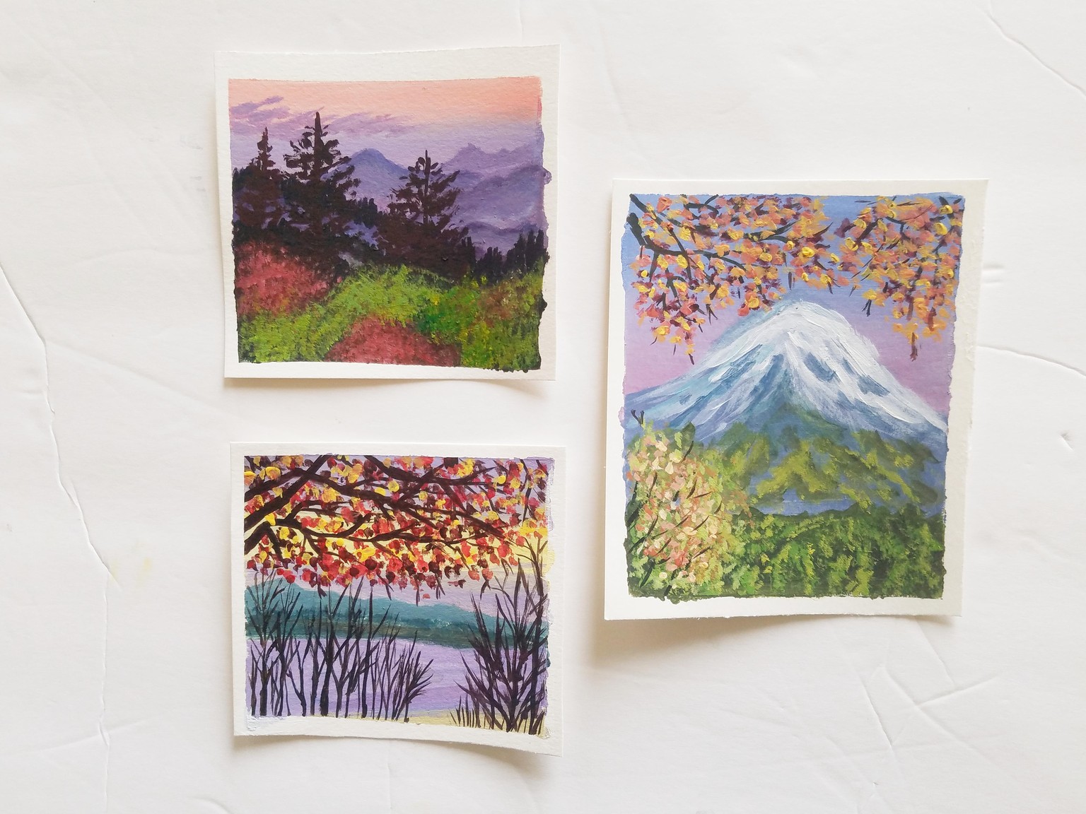 Autumn in Acrylics: Paint 3 Beautiful Landscapes Inspired by the Season - image 1 - student project