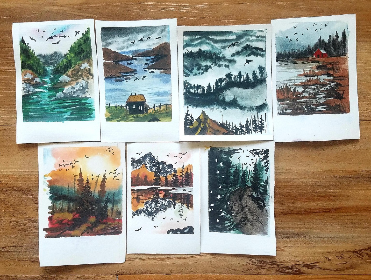 Gouache Landscapes: A 12-Days Painting Challenge | Beginner friendly class - image 3 - student project
