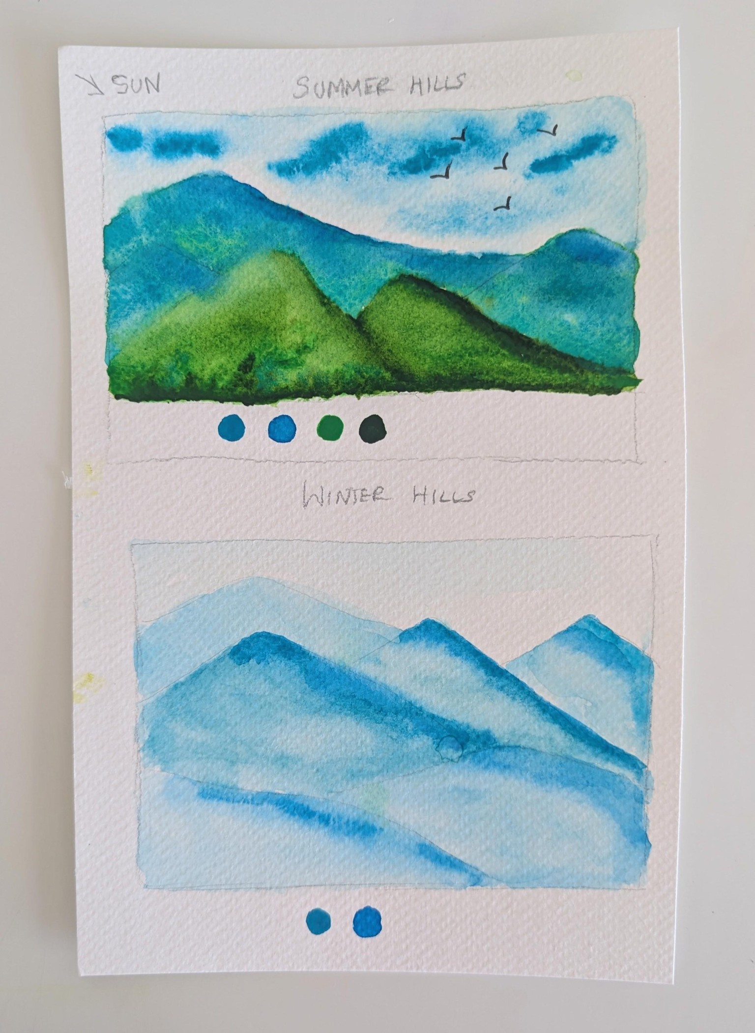 Watercolour Landscapes Made Easy: Master the 6 Essential Elements - image 3 - student project