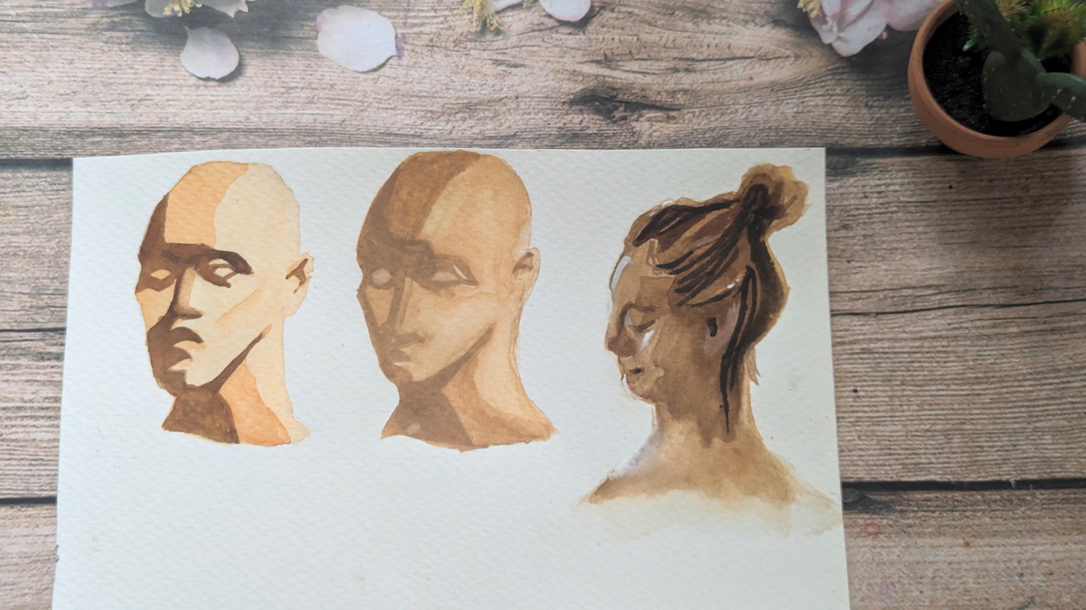 Watercolor Skin Tone Recipes: Color Mixing with a Limited Palette - image 2 - student project