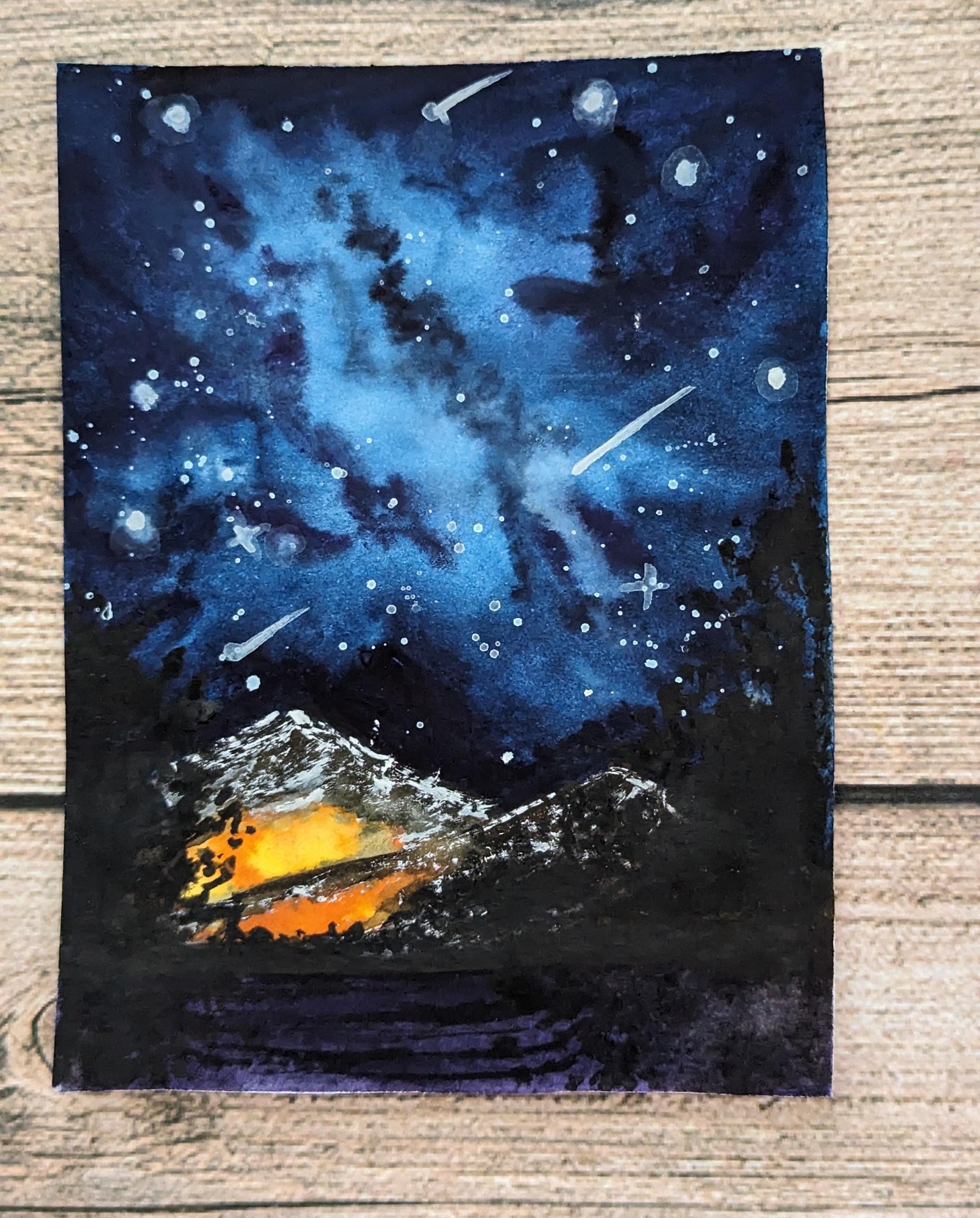 Learn to Paint Tranquil Blue Skies with Watercolor - A 21 Day Challenge - image 3 - student project