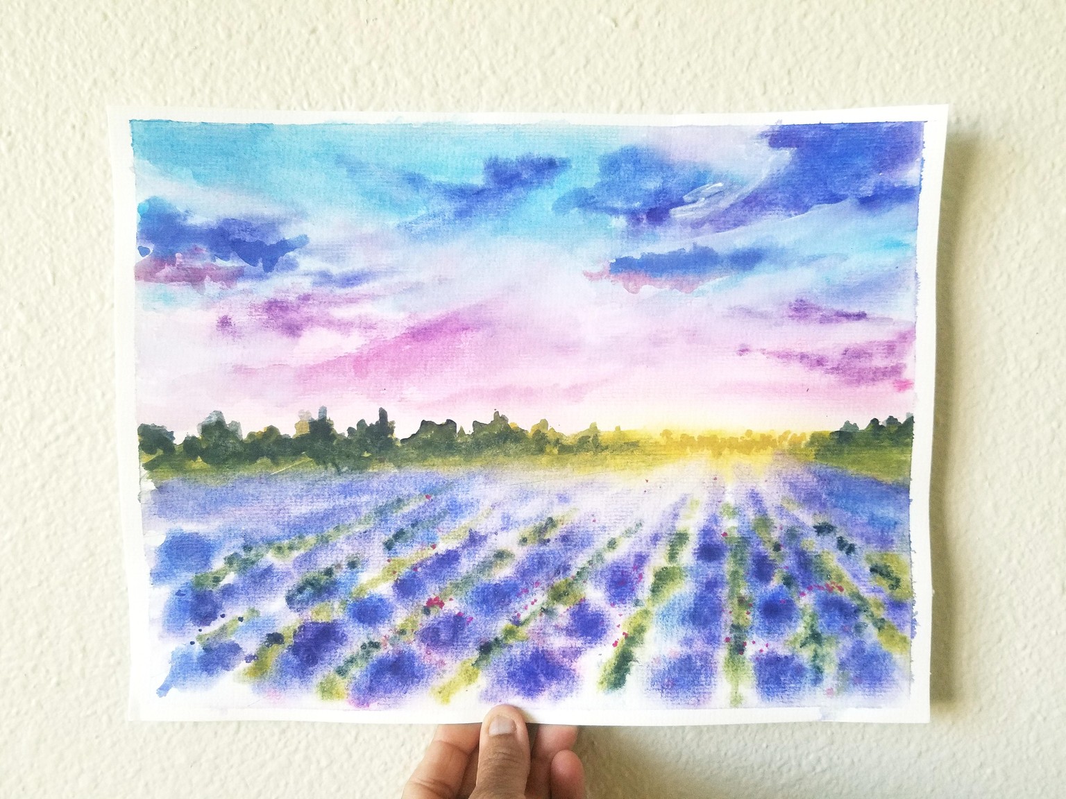 Lavender Dreams - Explore Loose Painting in Watercolor - image 2 - student project