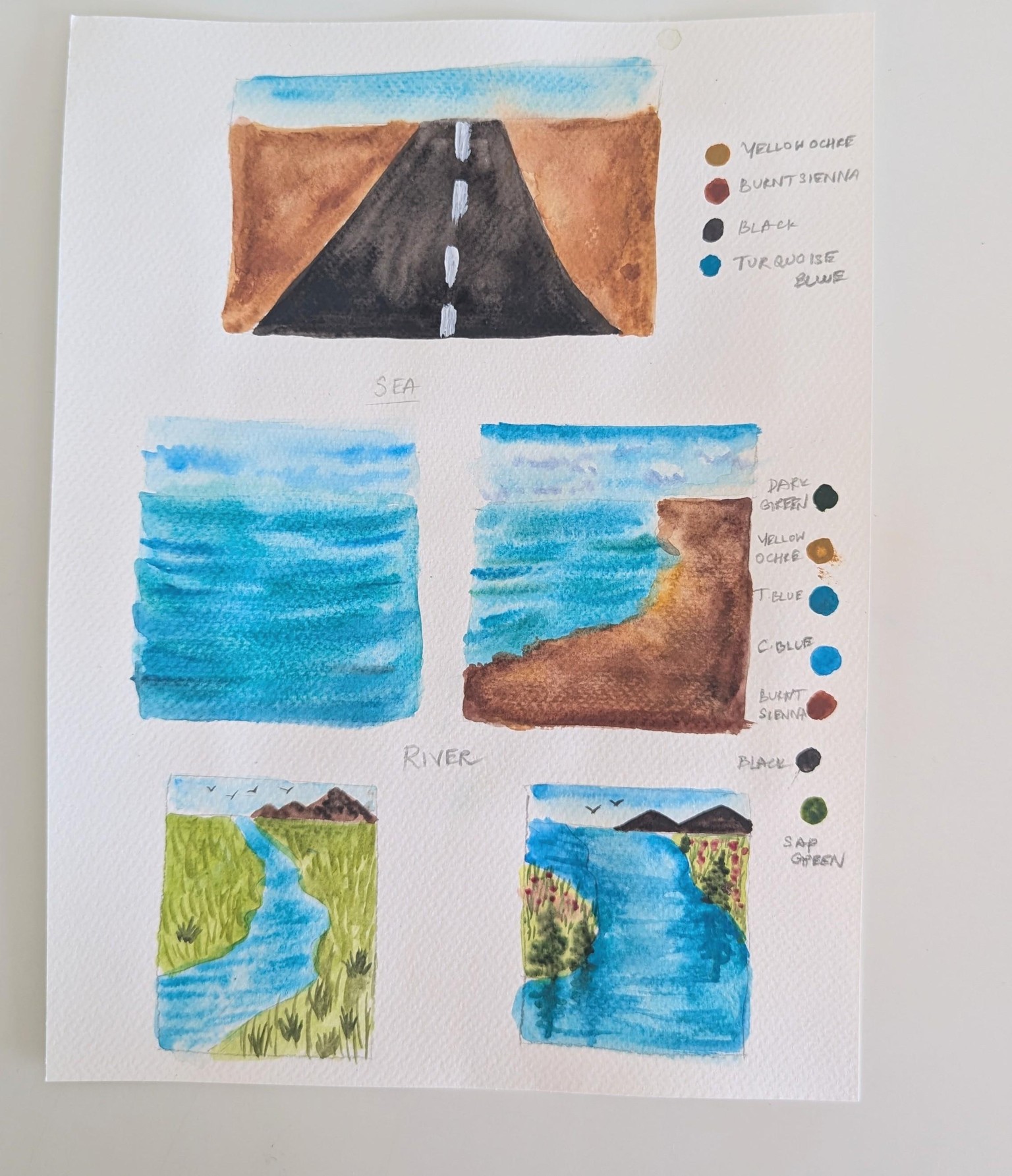 Watercolour Landscapes Made Easy: Master the 6 Essential Elements - image 7 - student project