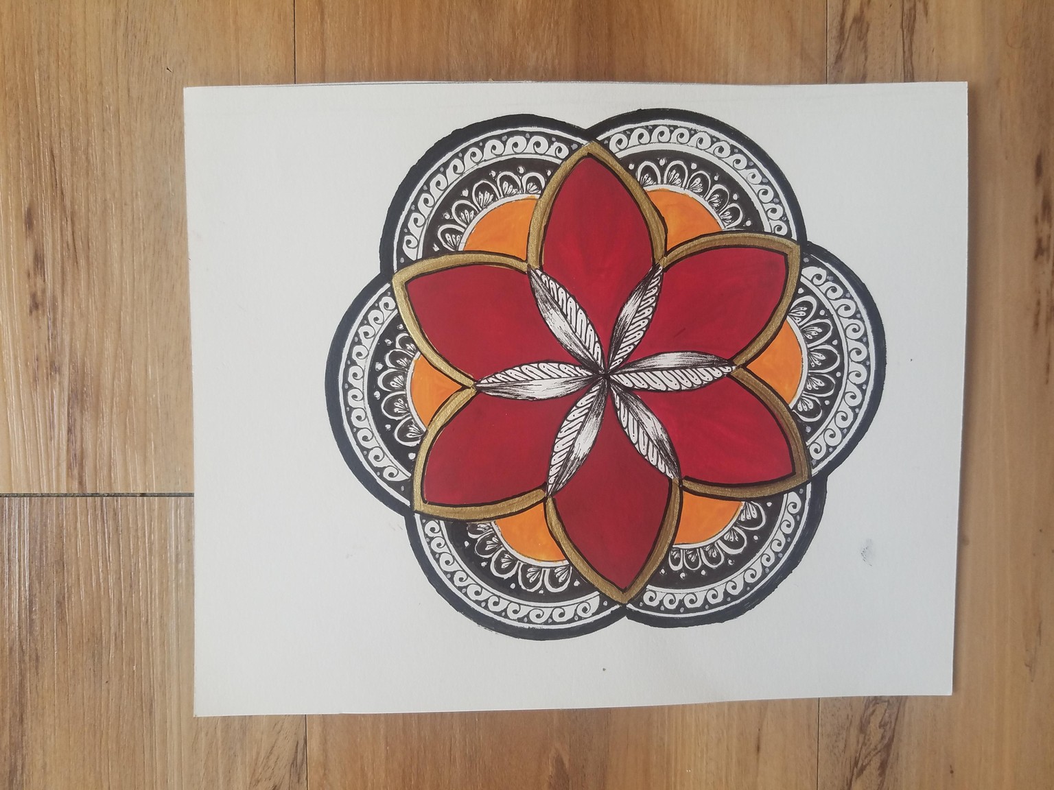 Intricate Geometric Mandala-Part 2. Octagon Mandala & Seed of Life - image 2 - student project