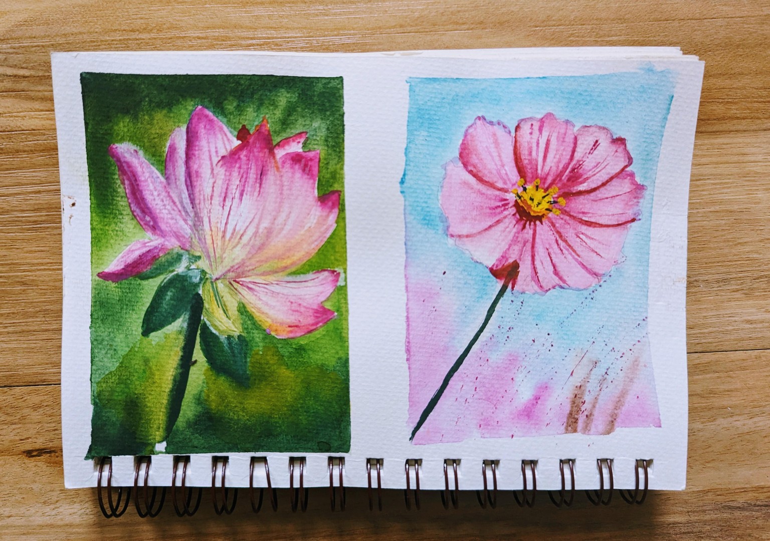 FloralScapes: Capturing the Essence & Beauty of Flowers with Watercolors - image 2 - student project
