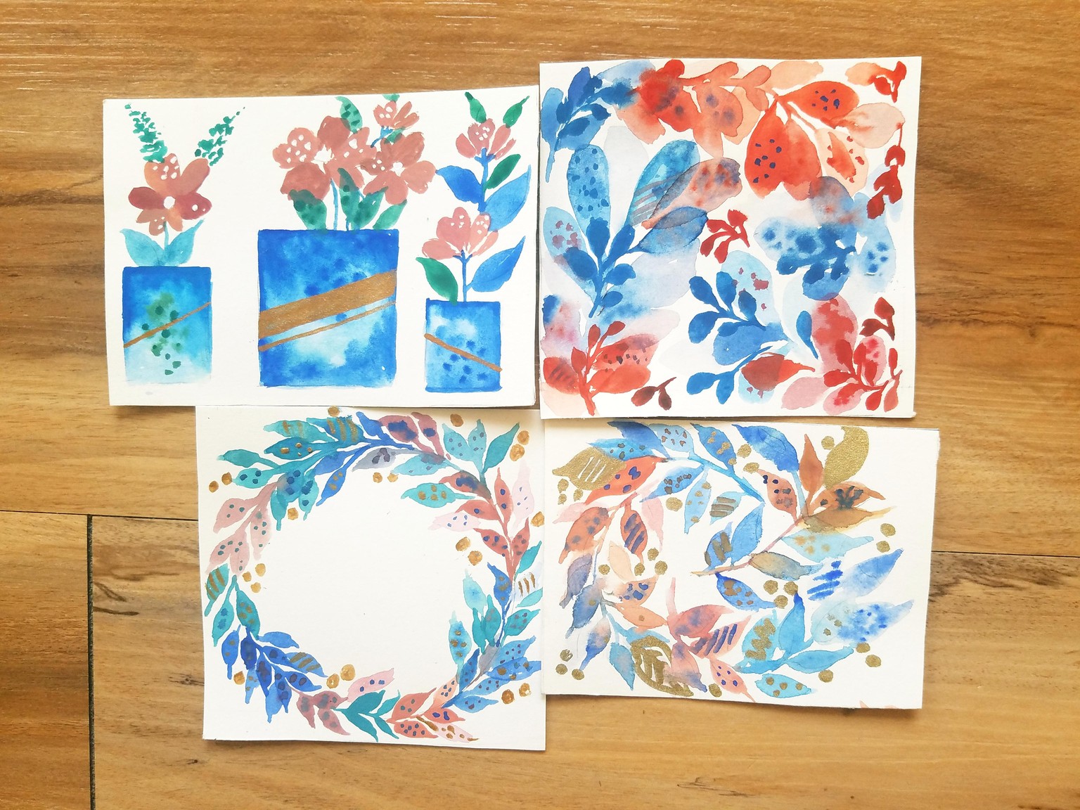 Modern Gouache Techniques - Learn 6 stunning Floral paintings! - image 1 - student project