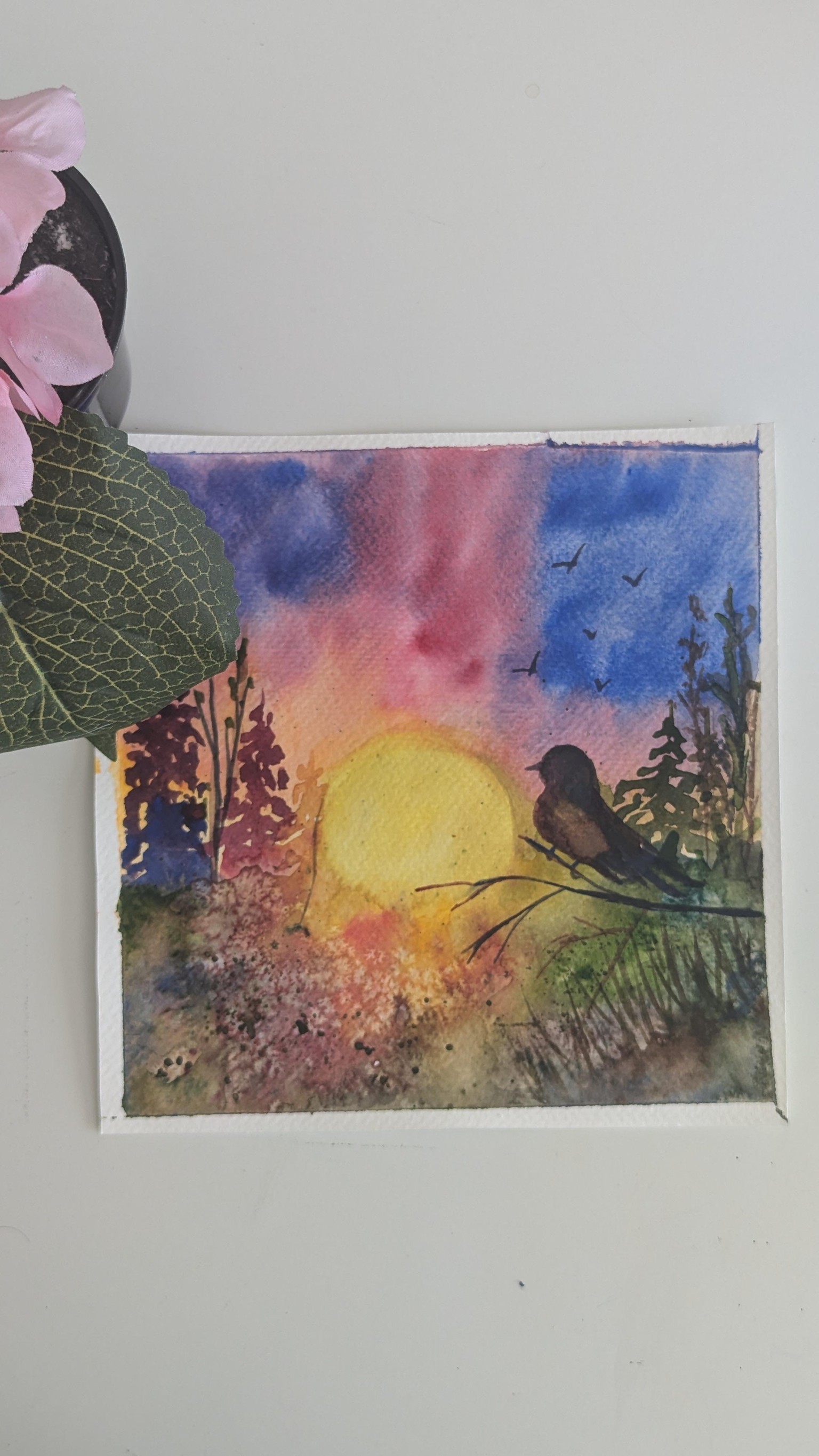 Simple Watercolor Painting with 3 Primary Colors - image 1 - student project