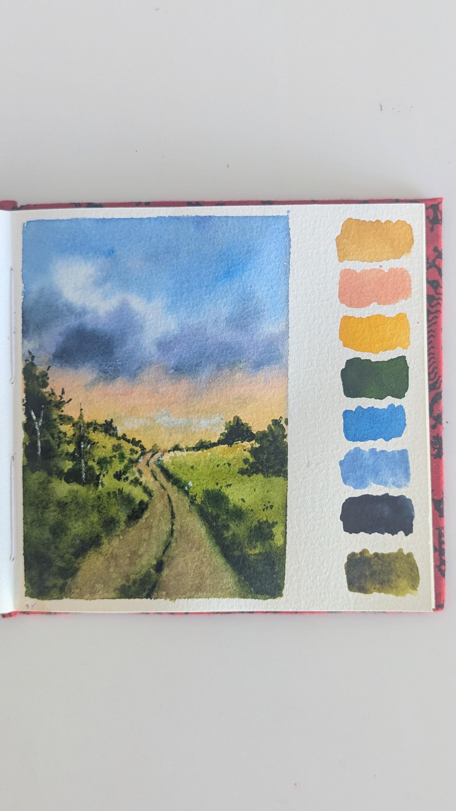 Loose watercolor landscapes - A 5 Day Watercolor challenge - image 3 - student project