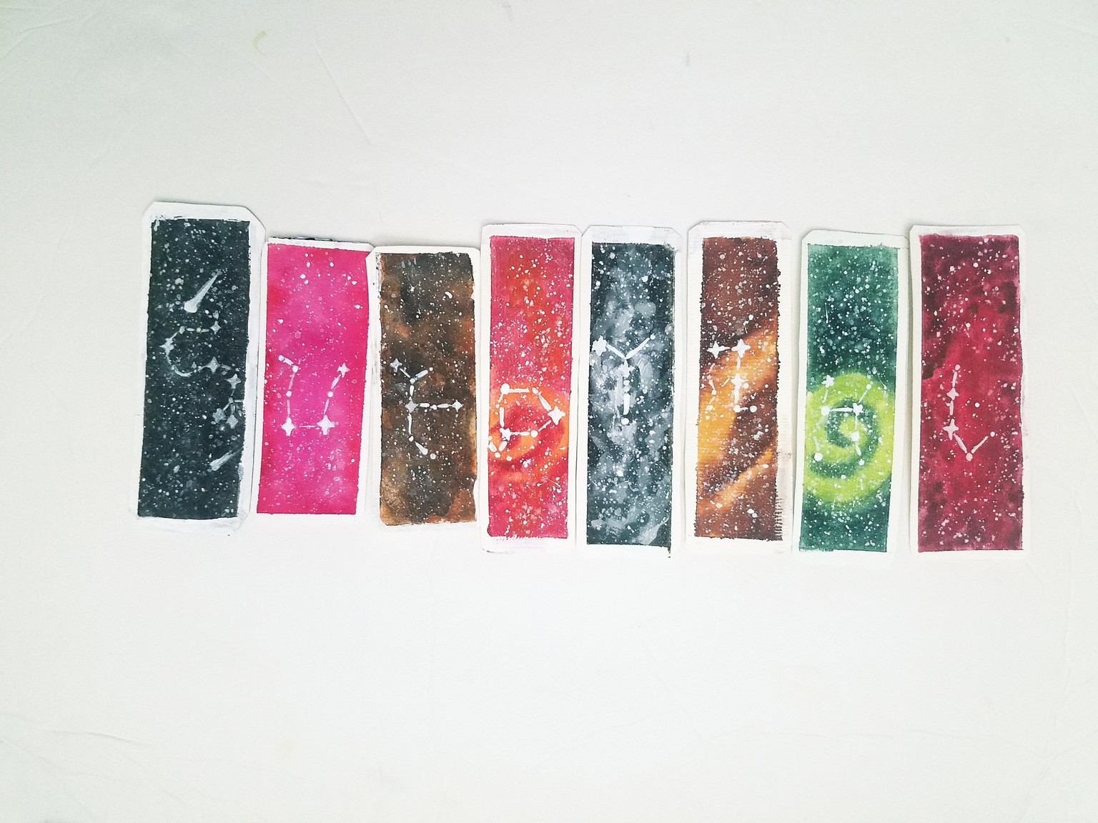 Galaxies & Constellations - 12 Beginner friendly and unique Bookmarks - image 1 - student project
