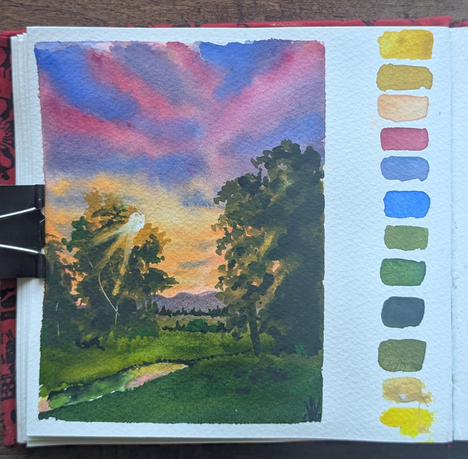 Loose watercolor landscapes - A 5 Day Watercolor challenge - image 2 - student project