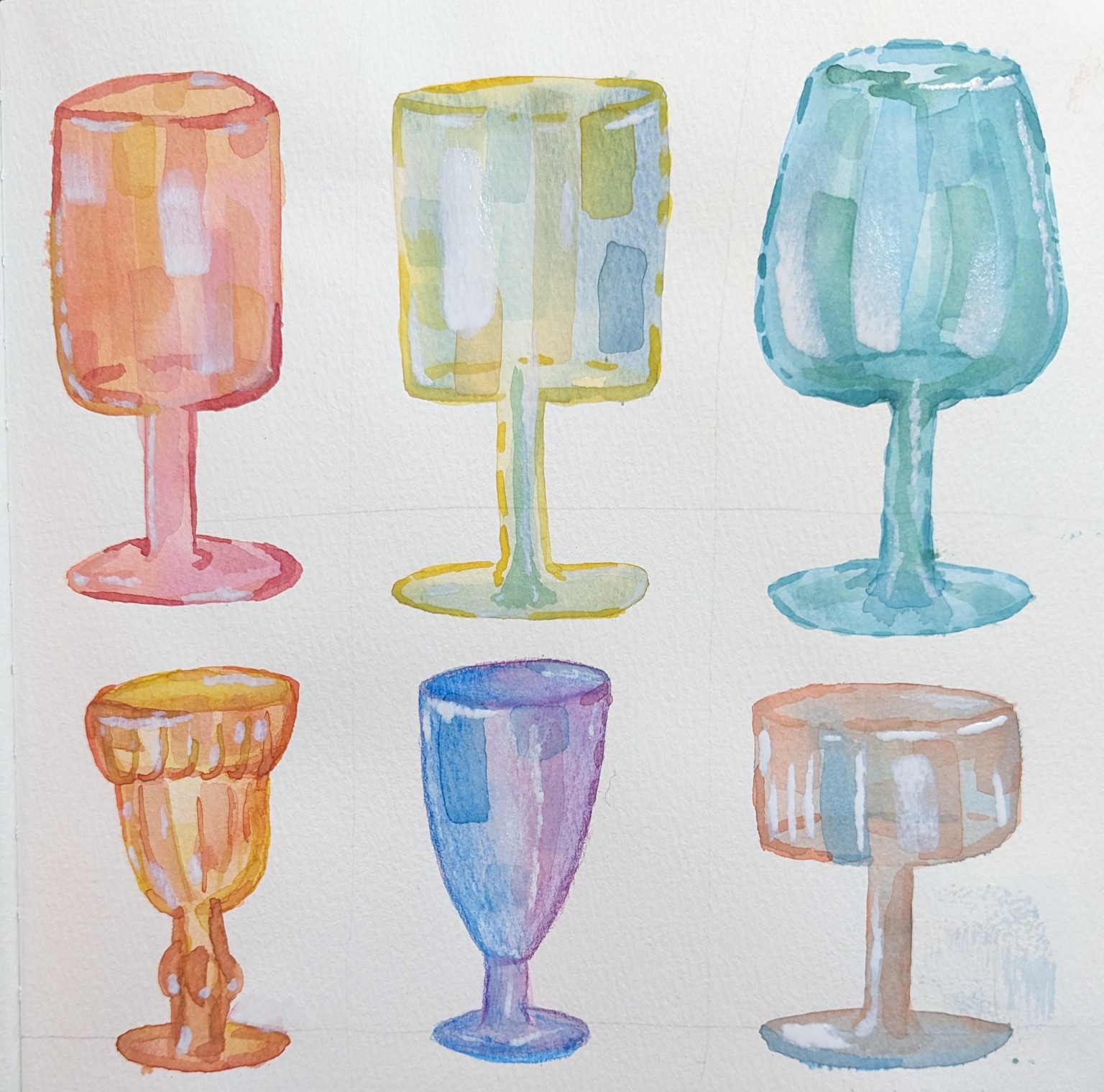 Vintage glasses - image 1 - student project