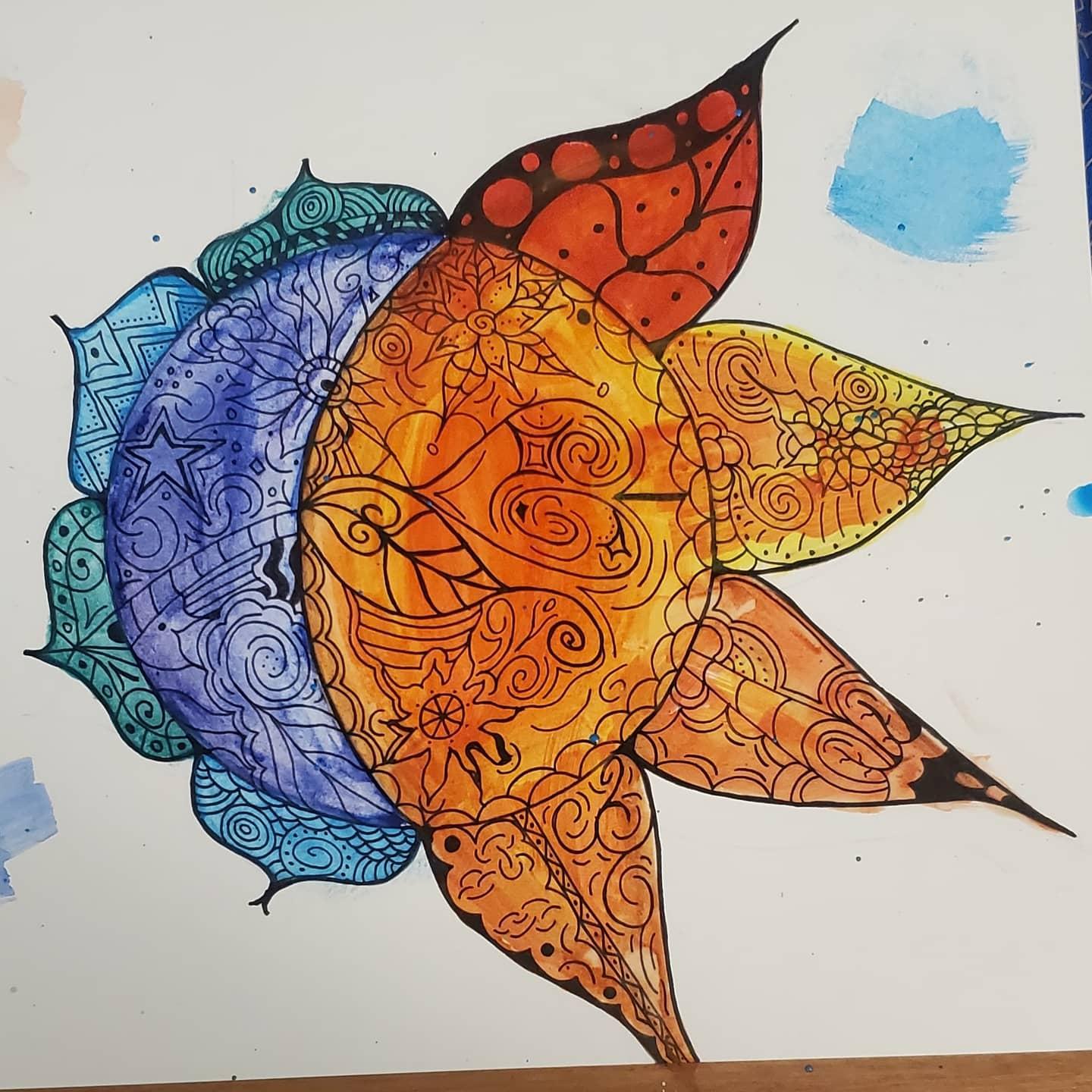 Zentangle Attempt One - image 3 - student project