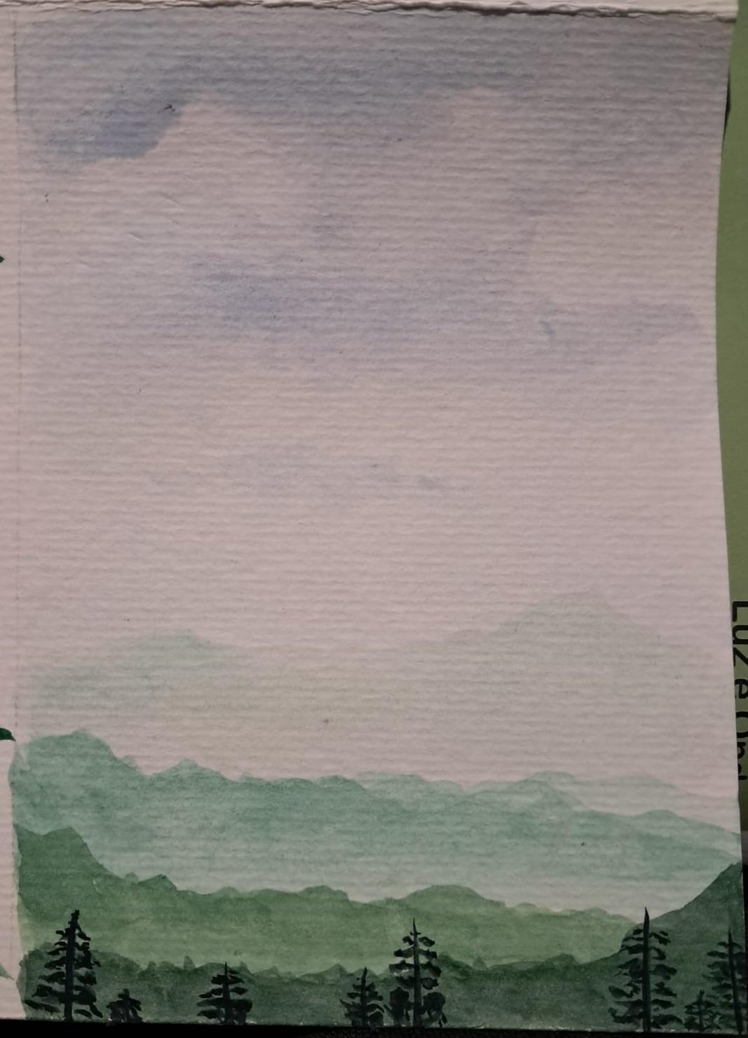 Small study with watercolor and flowers - image 5 - student project