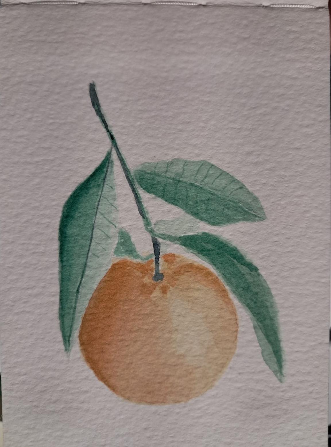 Small study with watercolor and flowers - image 6 - student project