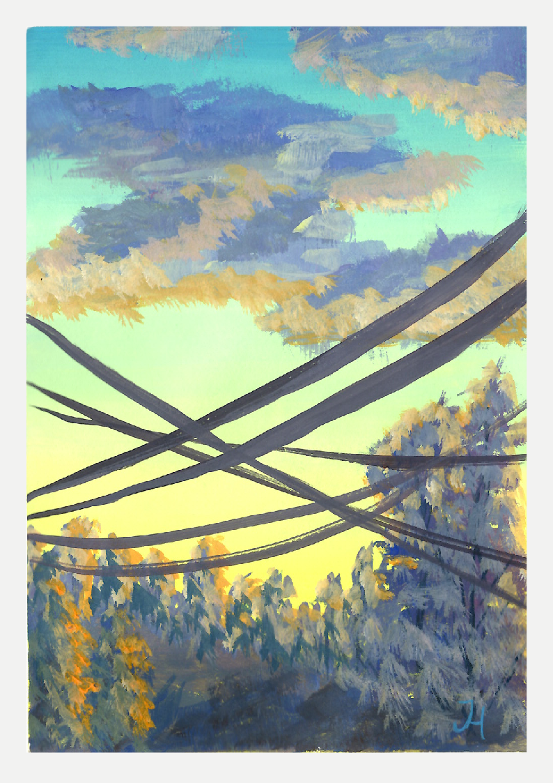 10 Days of Relaxing Gouache Landscapes - image 1 - student project
