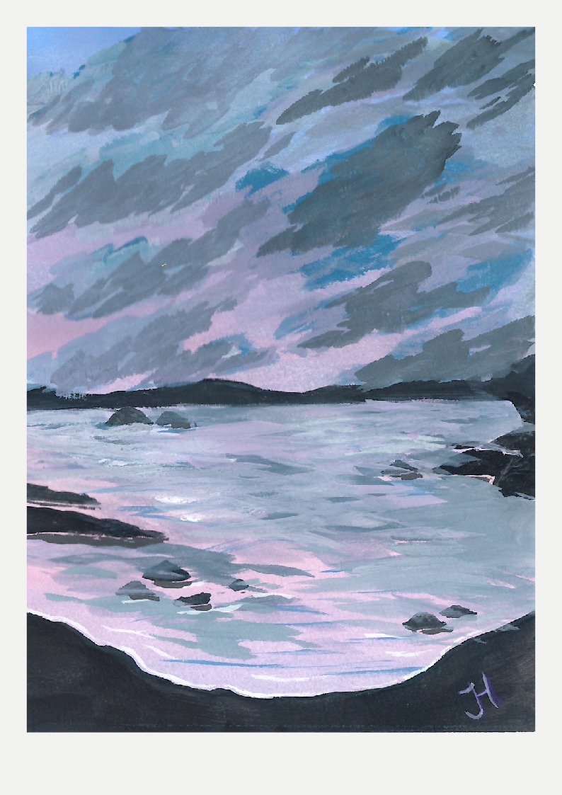10 Days of Relaxing Gouache Landscapes - image 4 - student project